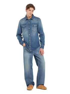 Alanui Medium Wash Denim Pants Medium Wash Blue Denim LMYA013R26DEN002