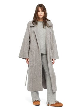 Alanui Alanui Finest Coat Coco Grey LWHQ013E25KNI001
