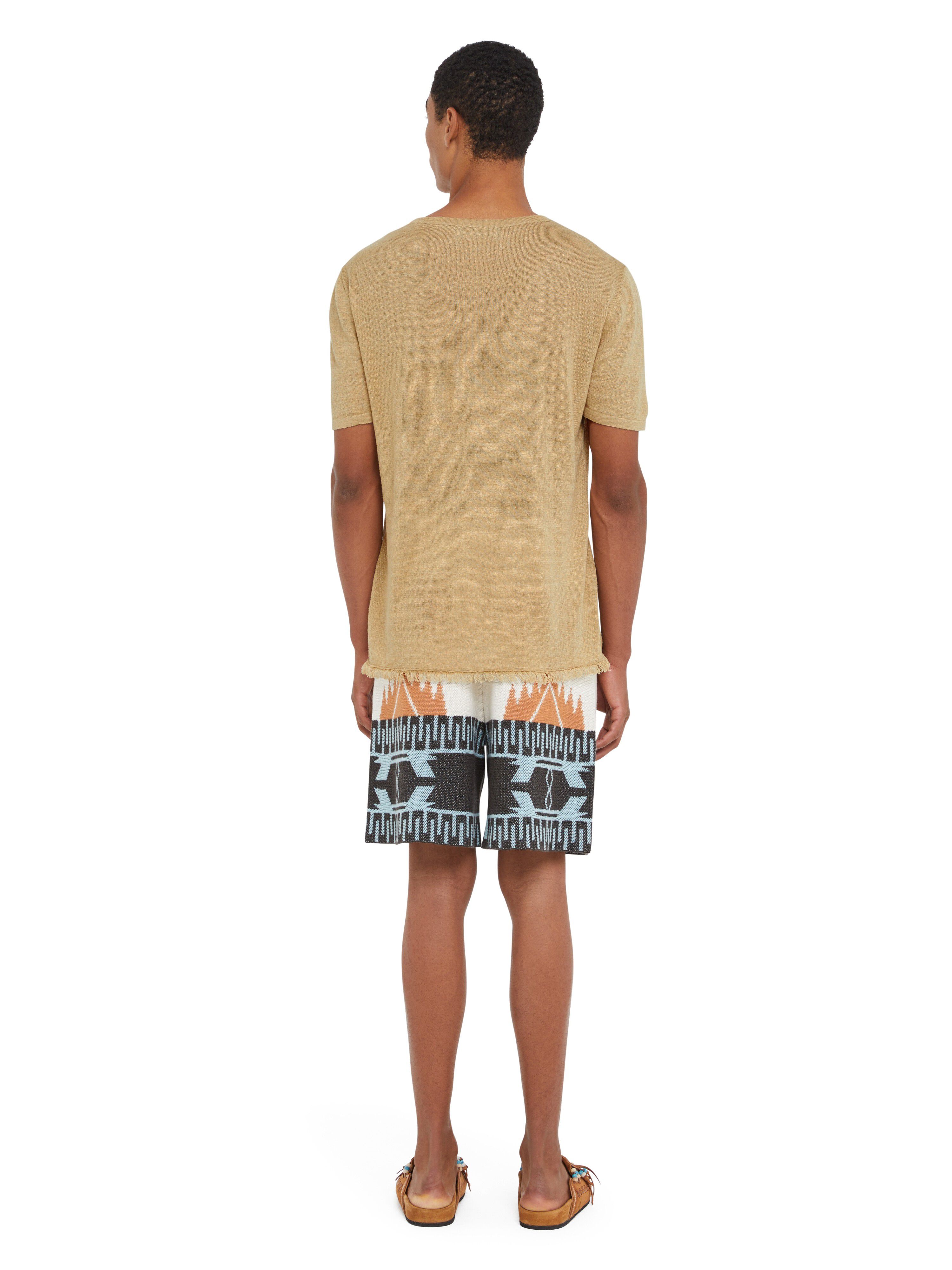 Alanui T-Shirt Sand LMHW002R25KNI001