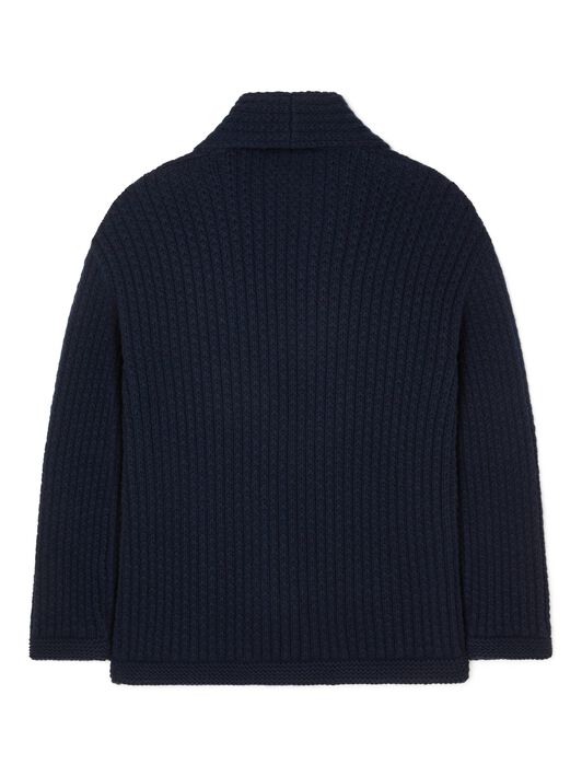 Alanui Alanui Finest Knit Cardigan Deep Blue LMHB037R24KNI001 Alanui Alanui Finest Knit Cardigan Deep Blue LMHB037R24KNI001
