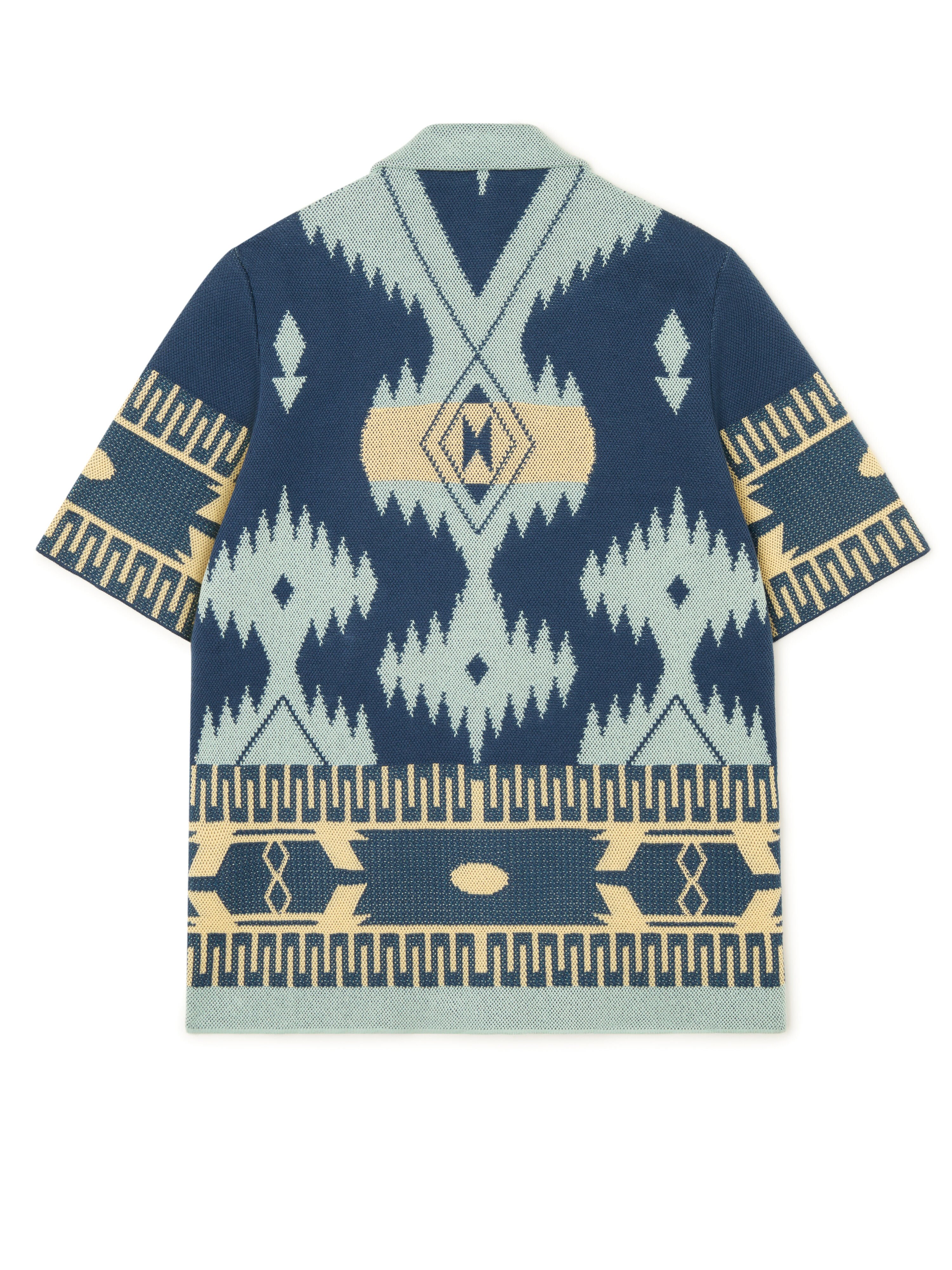 Alanui Cotton Piquet Icon Shirt Arbour-Light Blue