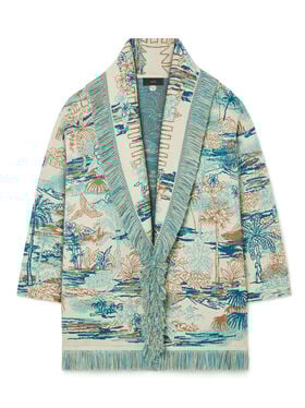 Alanui Lost In The Blue Cardigan Sea Shell-Multicolor LWHB064R26KNI021