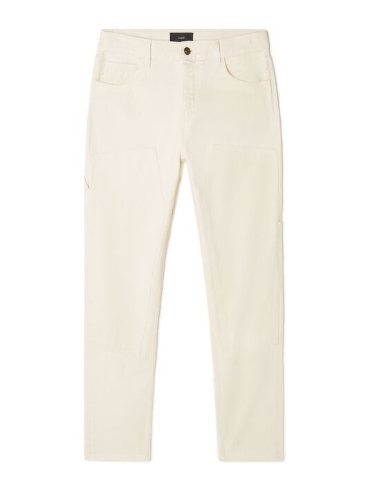 Alanui Raw Cargo Denim Pants White Raw Denim LMYB001R25DEN001