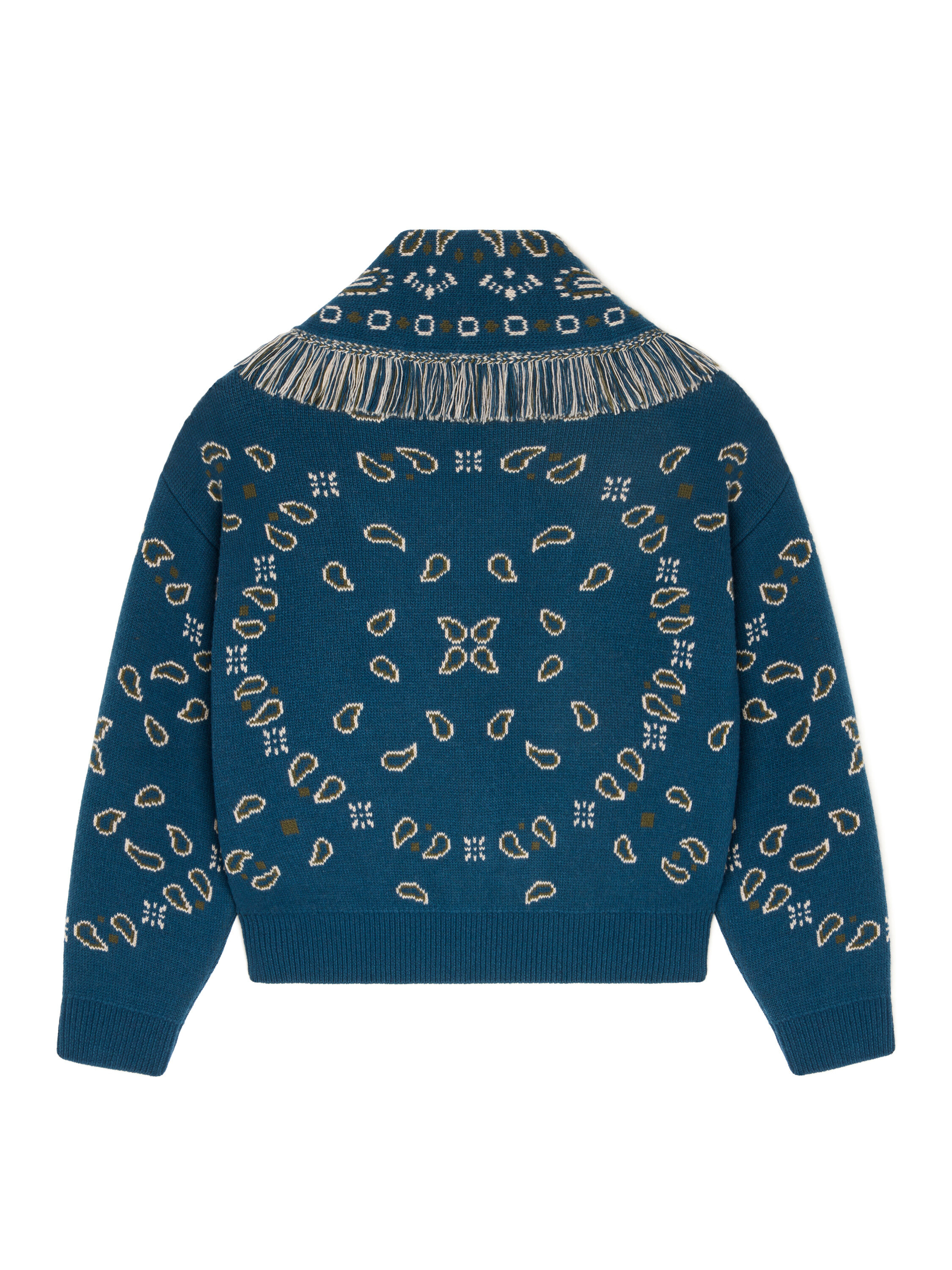 Alanui Bandana Jacquard Cardi-Bomber Arbour-Multicolor LWHB026E25KNI001