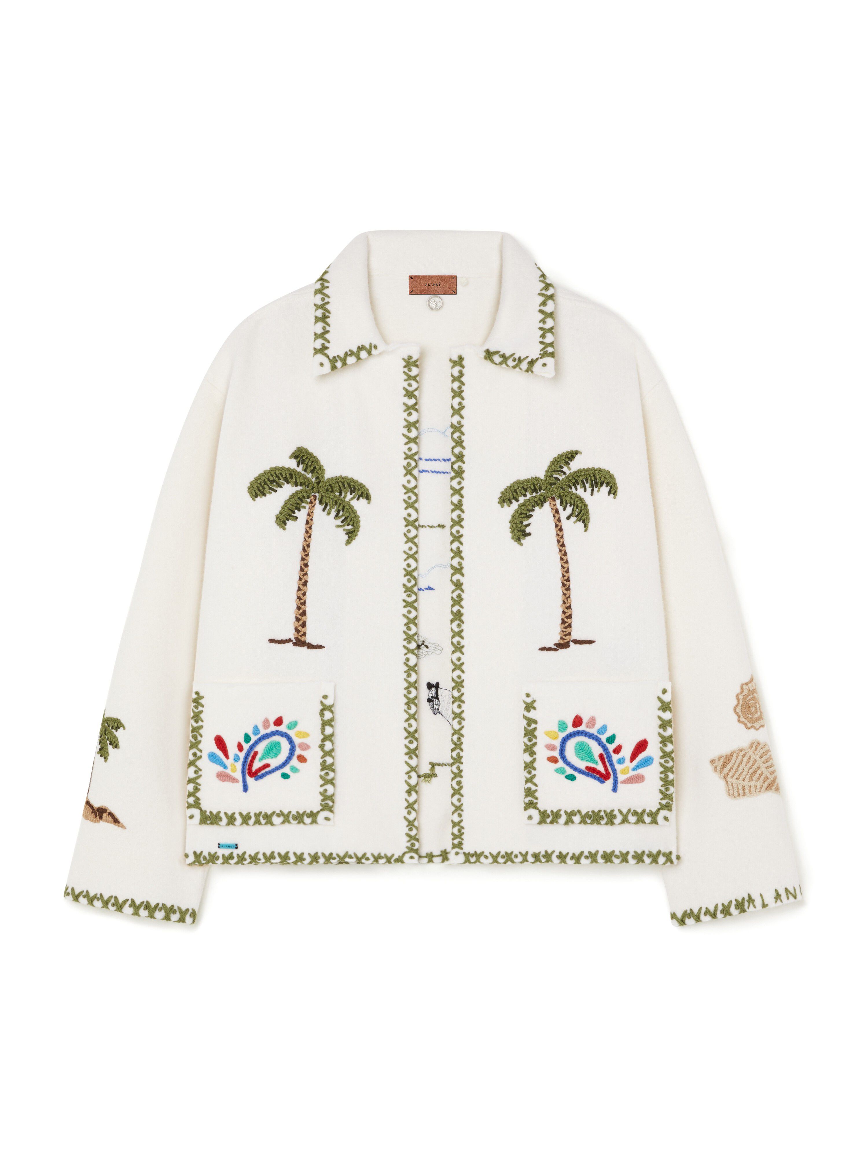 Alanui Remember Me Jacket Panna LMHQ002R25KNI001