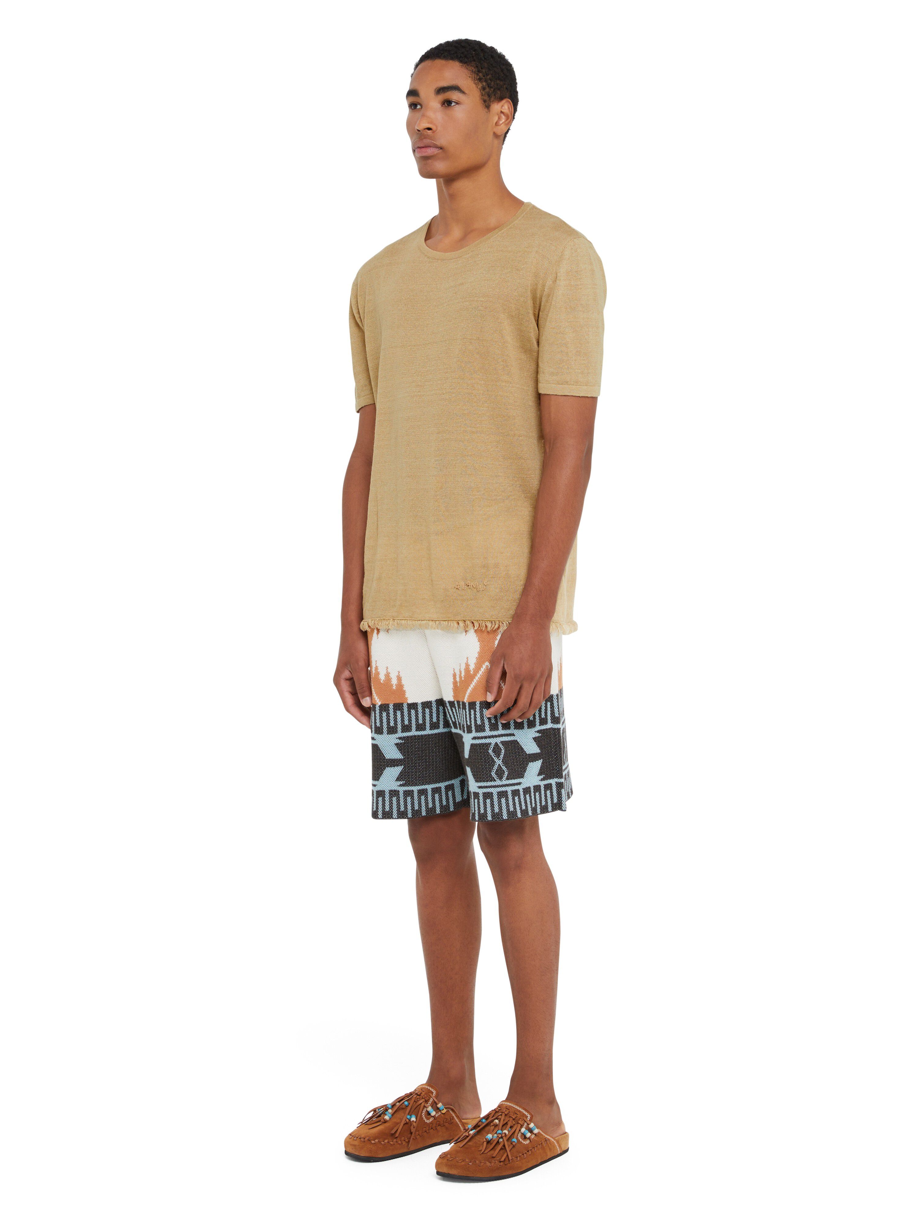 Alanui T-Shirt Sand LMHW002R25KNI001