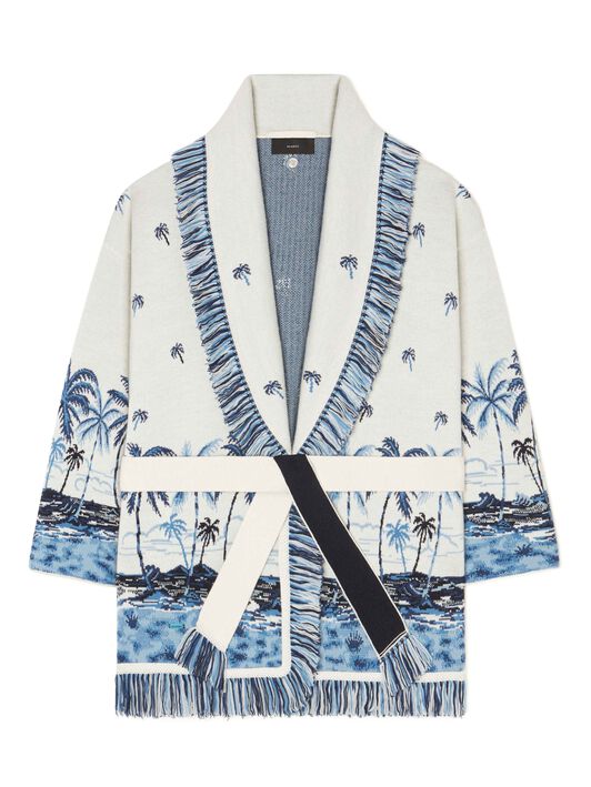 Alanui The Tale Of A Hawaiian Cardigan White-Multicolor LWHB064E24KNI00B