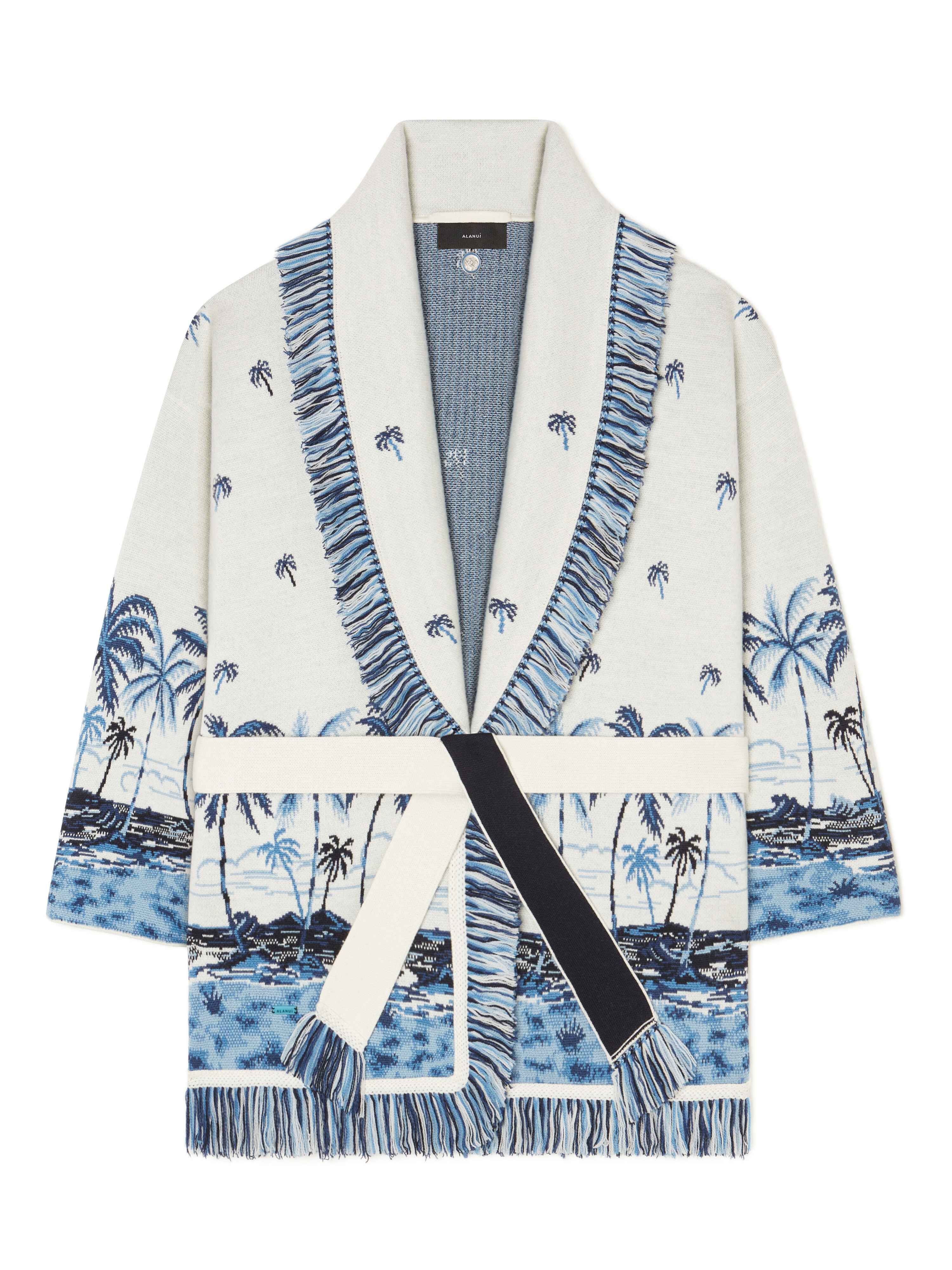 Alanui The Tale Of A Hawaiian Cardigan White-Multicolor LWHB064E24KNI00B