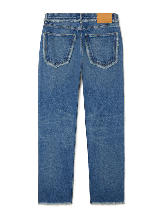 Alanui Pacific Roads Regular Denim Pants Medium Wash Denim