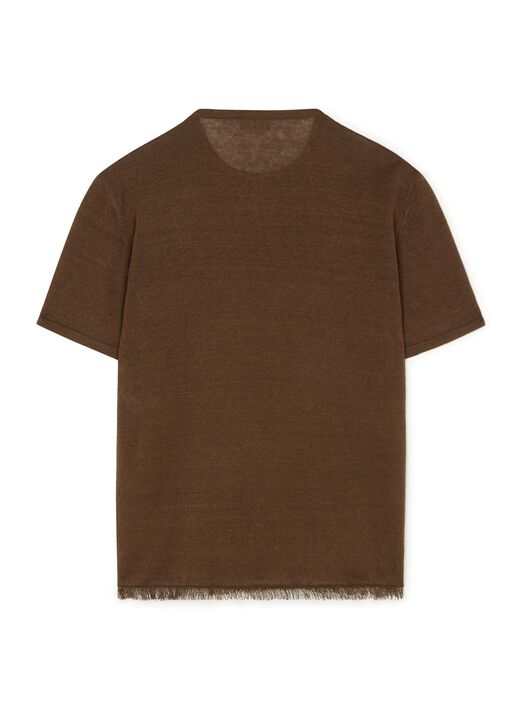 Alanui T-Shirt Coffee LMHW002R25KNI001
