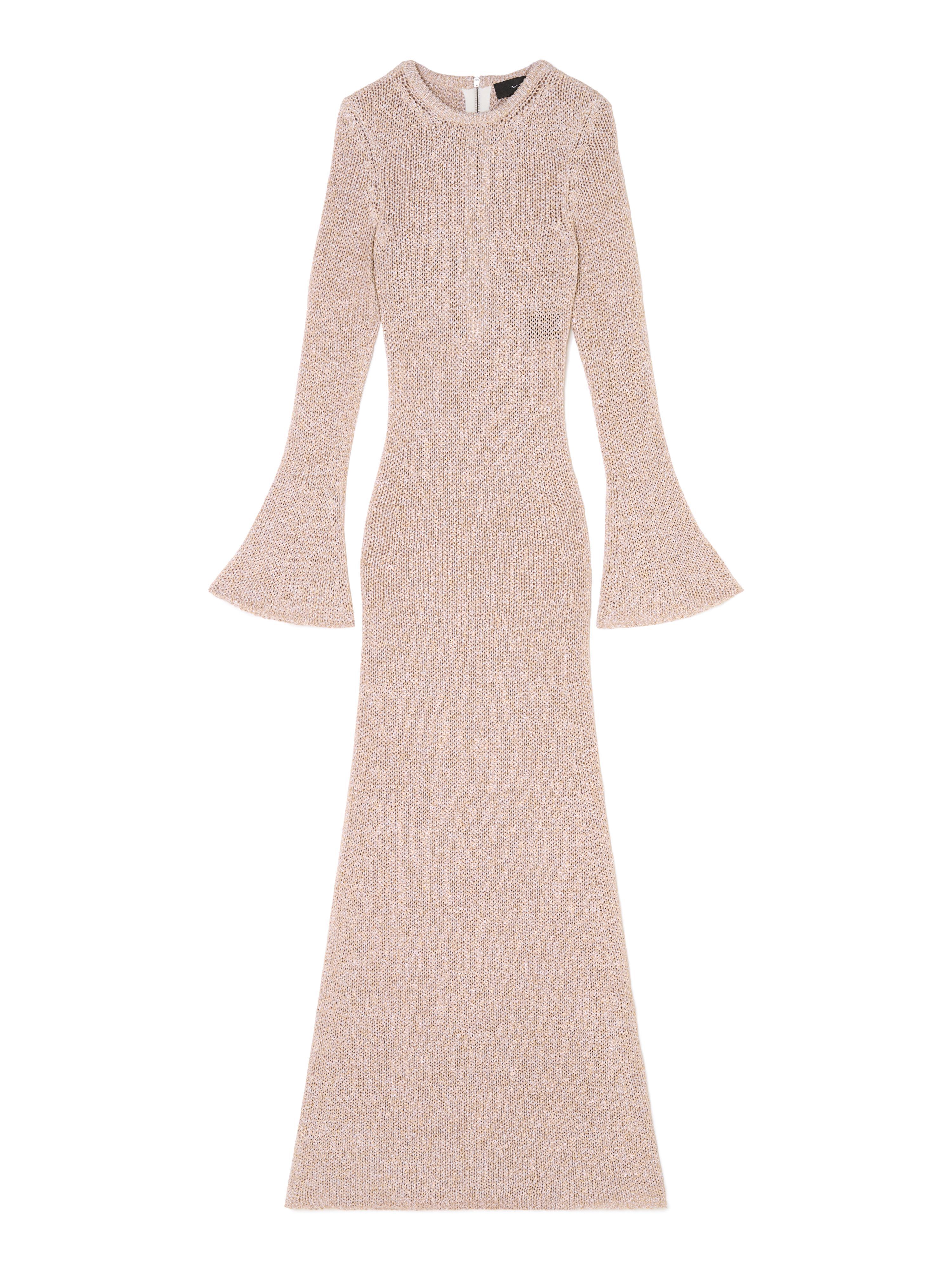 Alanui Shady Beach Dress Almond LWHI05FR25KNI001