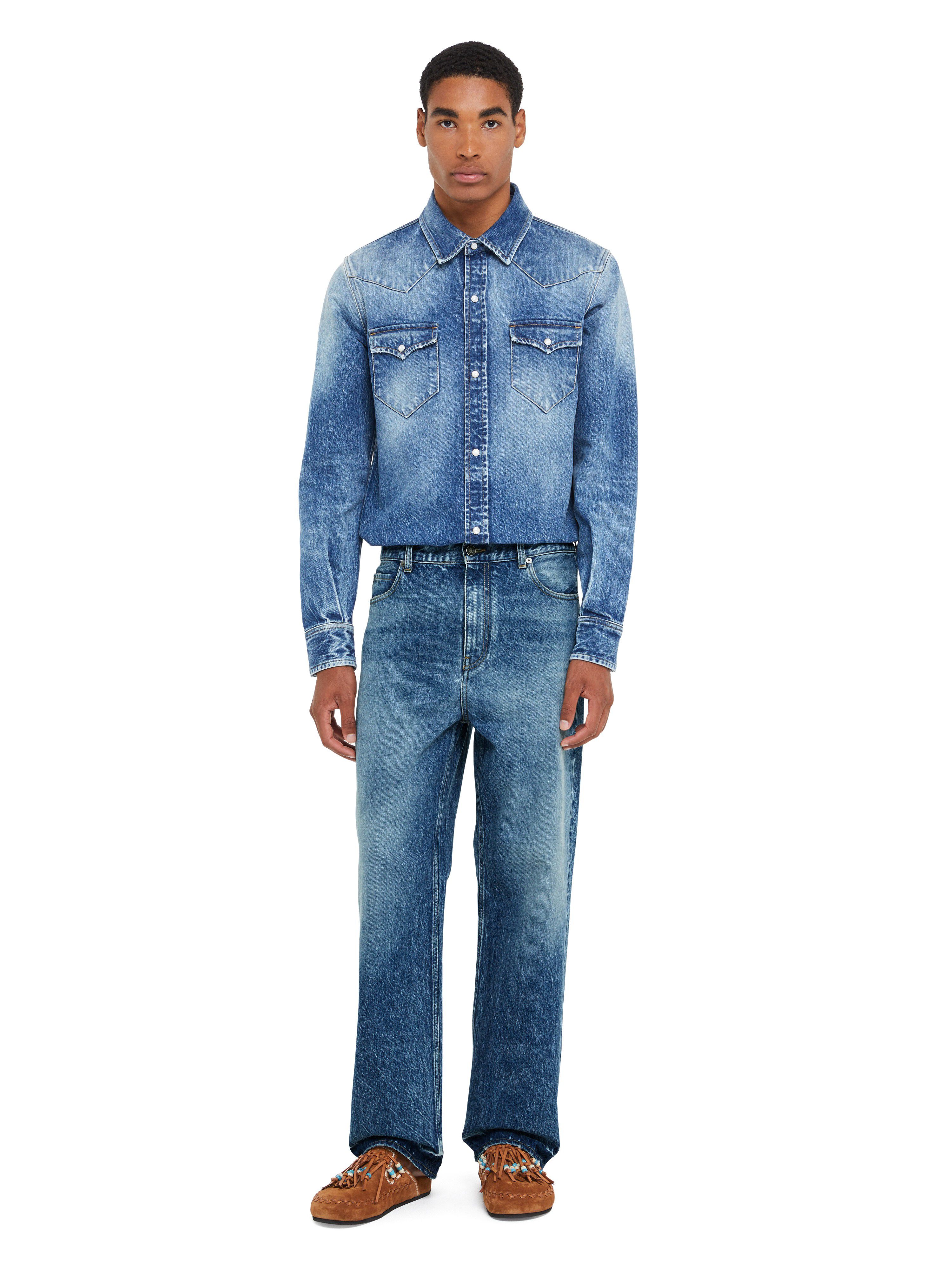 Alanui Medium Wash Denim Pants Medium Wash Blue Denim LMYA013R25DEN001