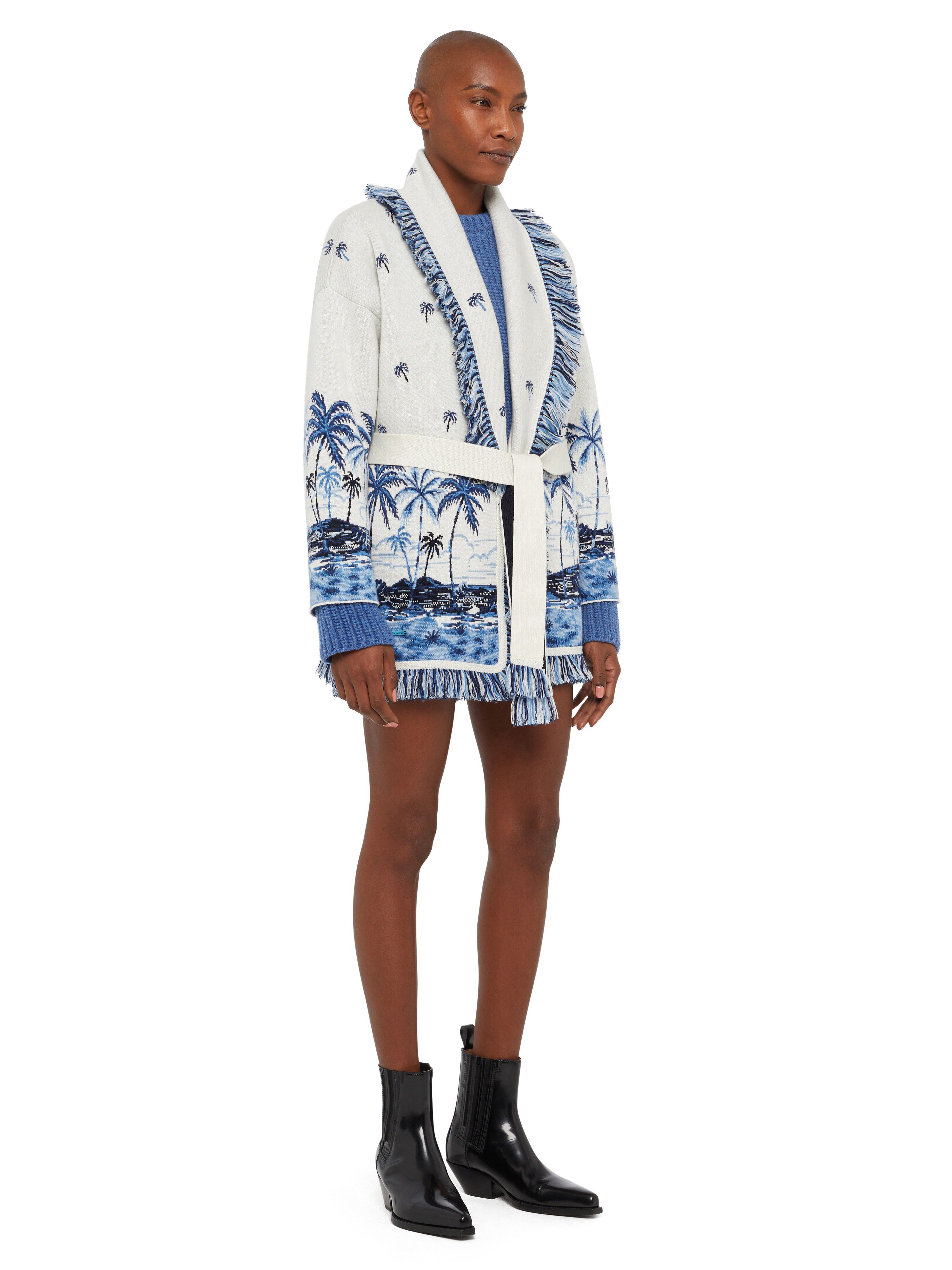 Alanui The Tale Of A Hawaiian Cardigan White-Multicolor LWHB064E24KNI00B