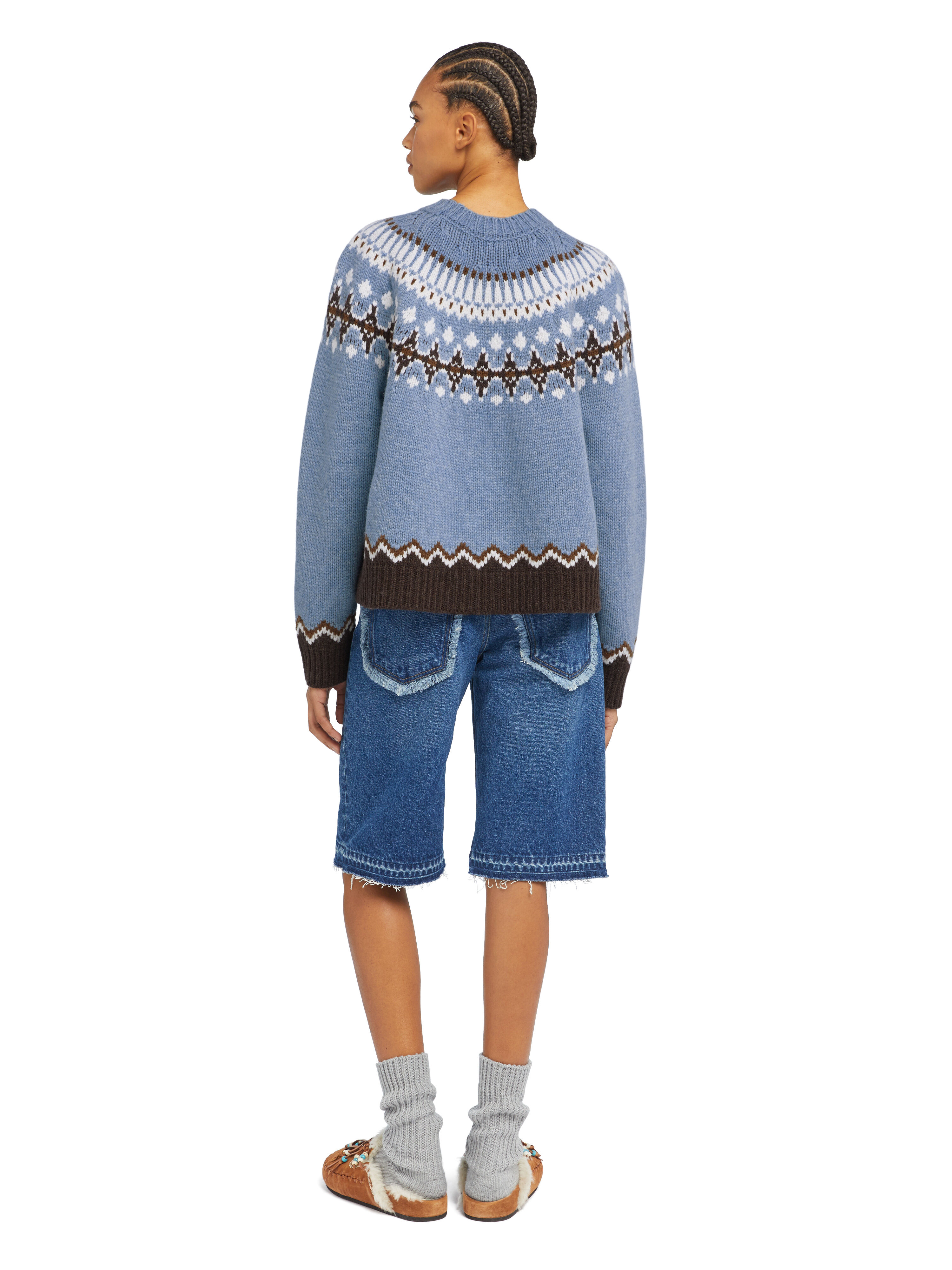 Alanui Sweet Winter Sweater Celestial-Multicolor LWHE061E25KNI001