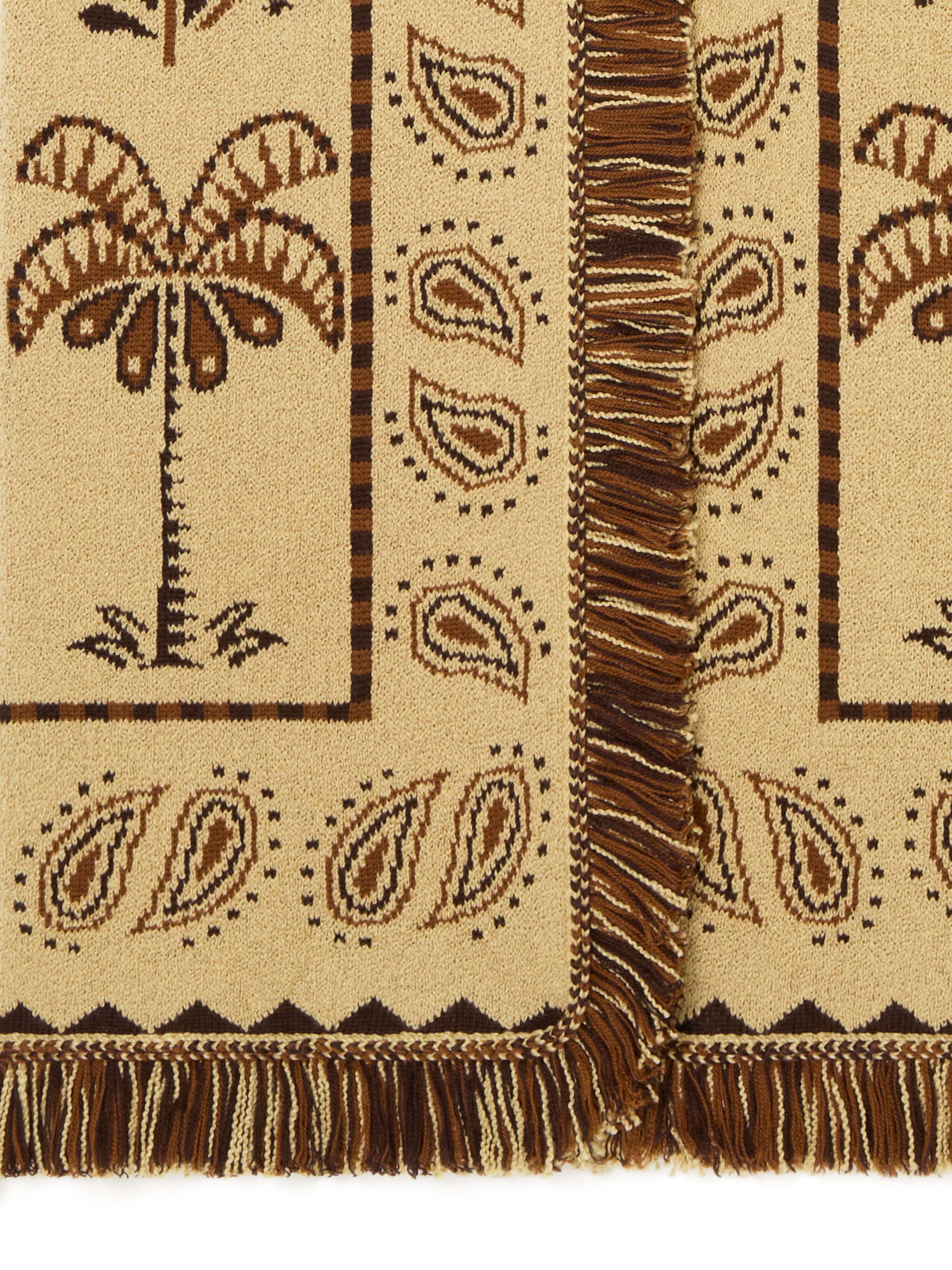 Alanui Wild Wonder Foulard Coat Sand-Coffee LWHQ003R25KNI002