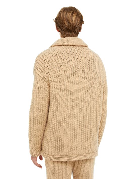 Alanui Alanui Finest Knit Cardigan Sandstorm LMHB037R24KNI001 Alanui Alanui Finest Knit Cardigan Sandstorm LMHB037R24KNI001