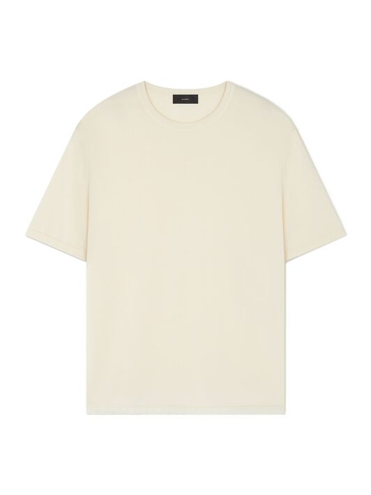 Alanui Knit T-Shirt White LMHW002E24KNI001