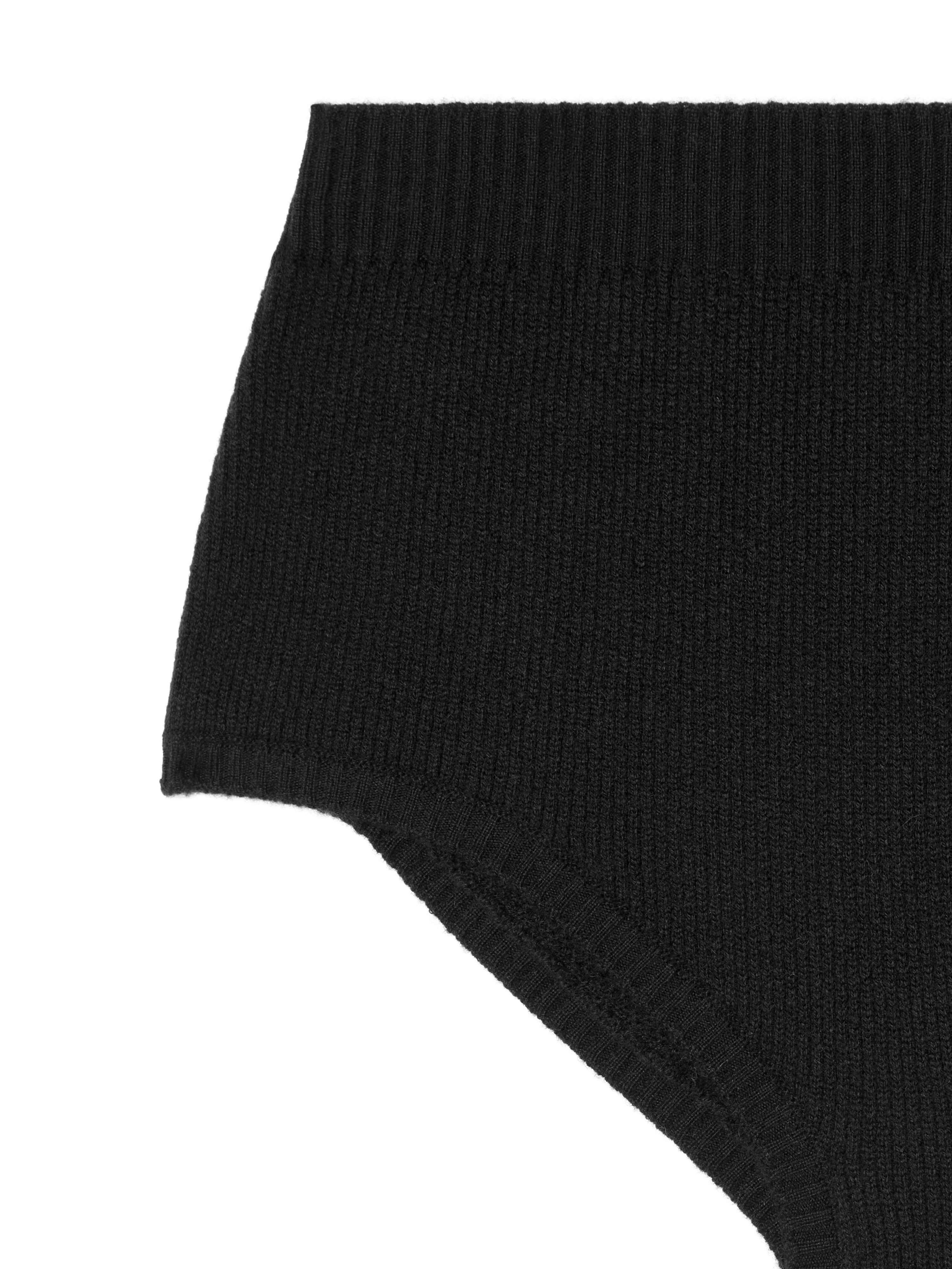 Alanui Cashmere Culotte Black LWHM020E24KNI001