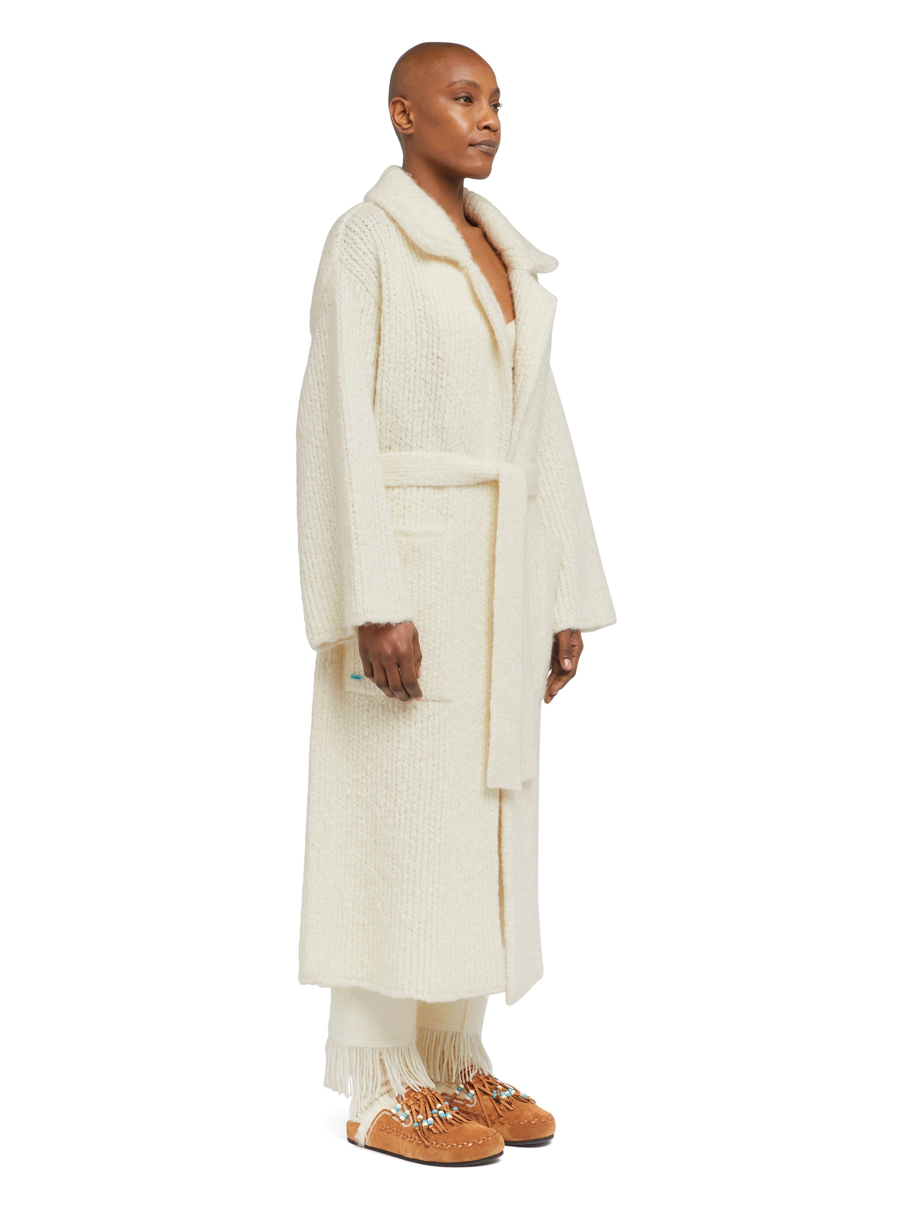 Alanui Alanui Finest Coat White Alanui Alanui Finest Coat White