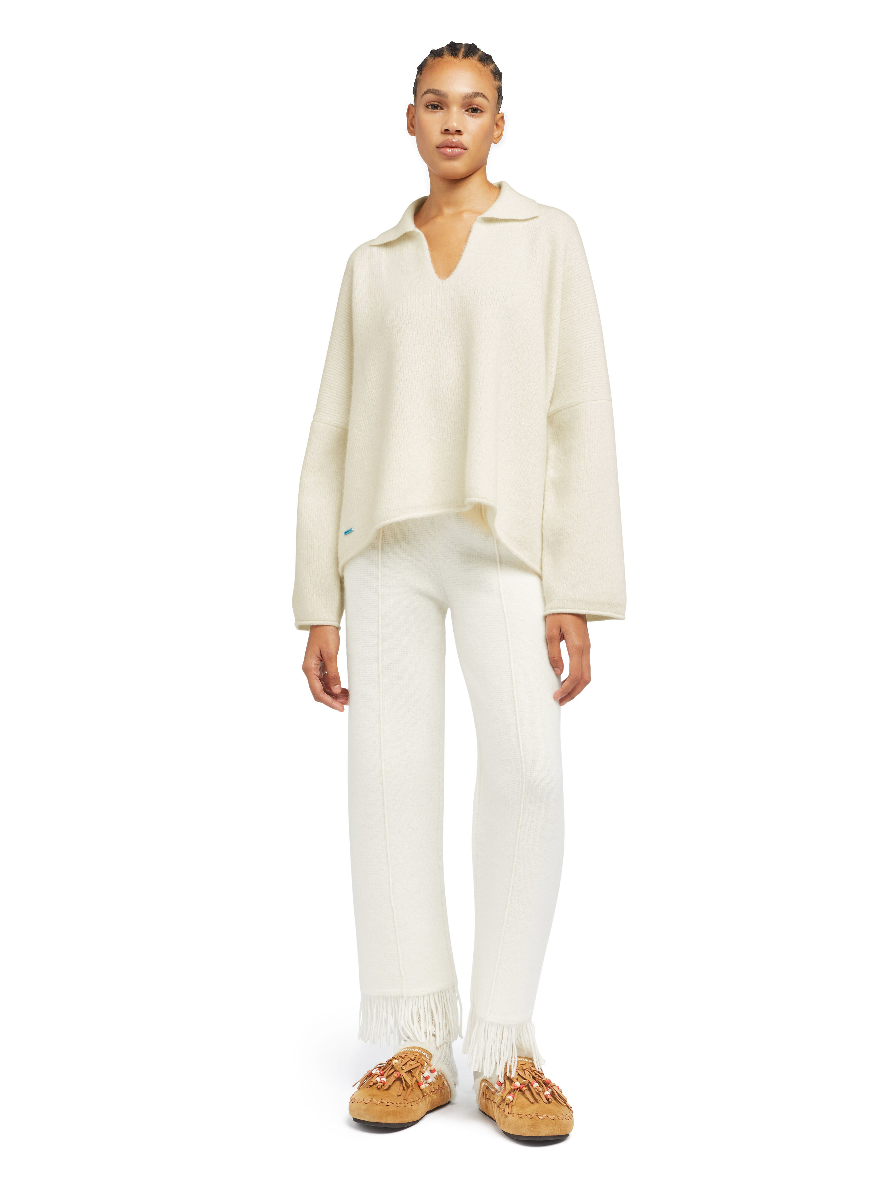 Alanui Alanui Finest Polo White LWHV002E25KNI001