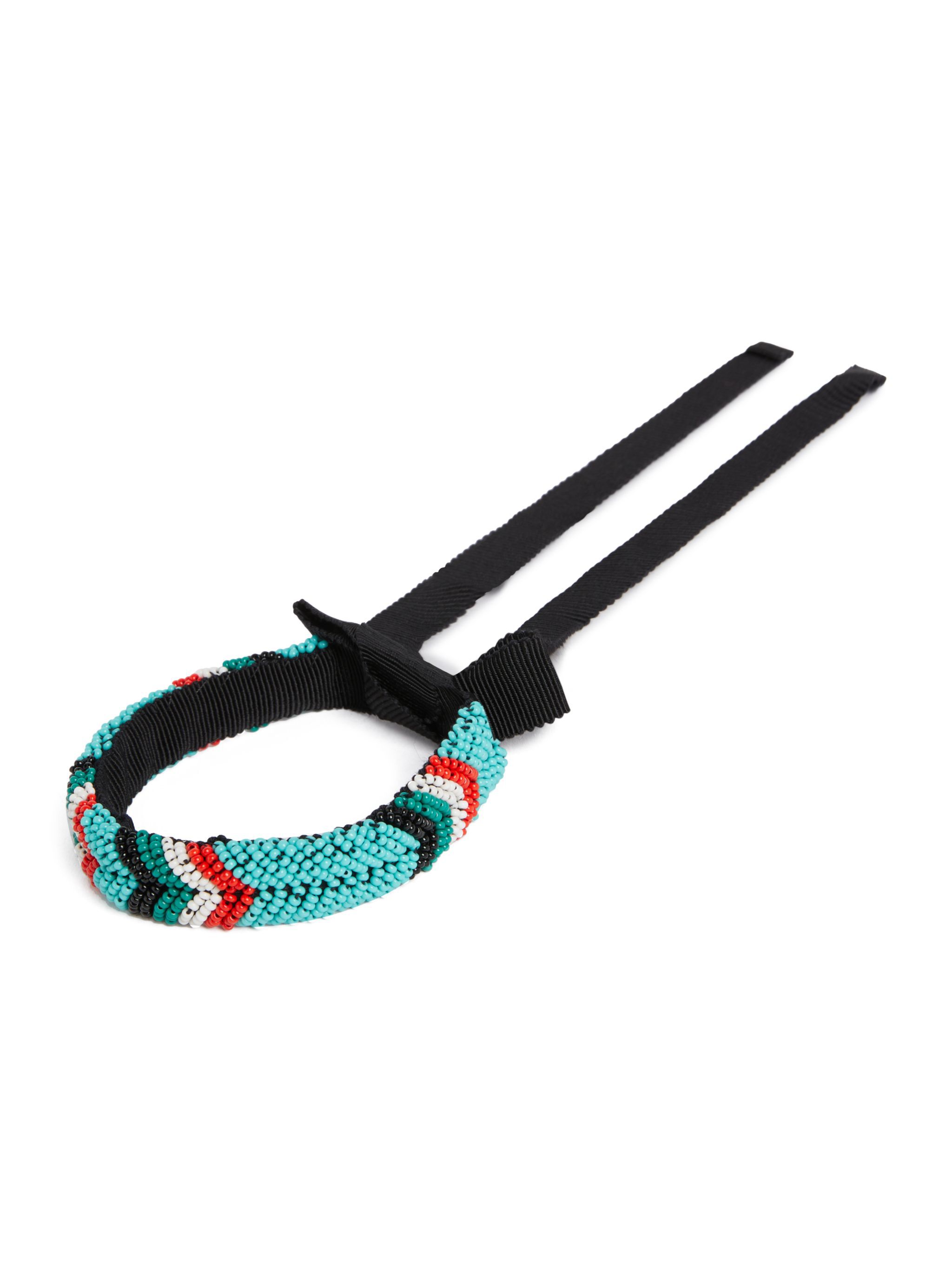 Alanui Memories Of The Savannah Choker Turquoise-Multicolor LWOB00BR25MAT001