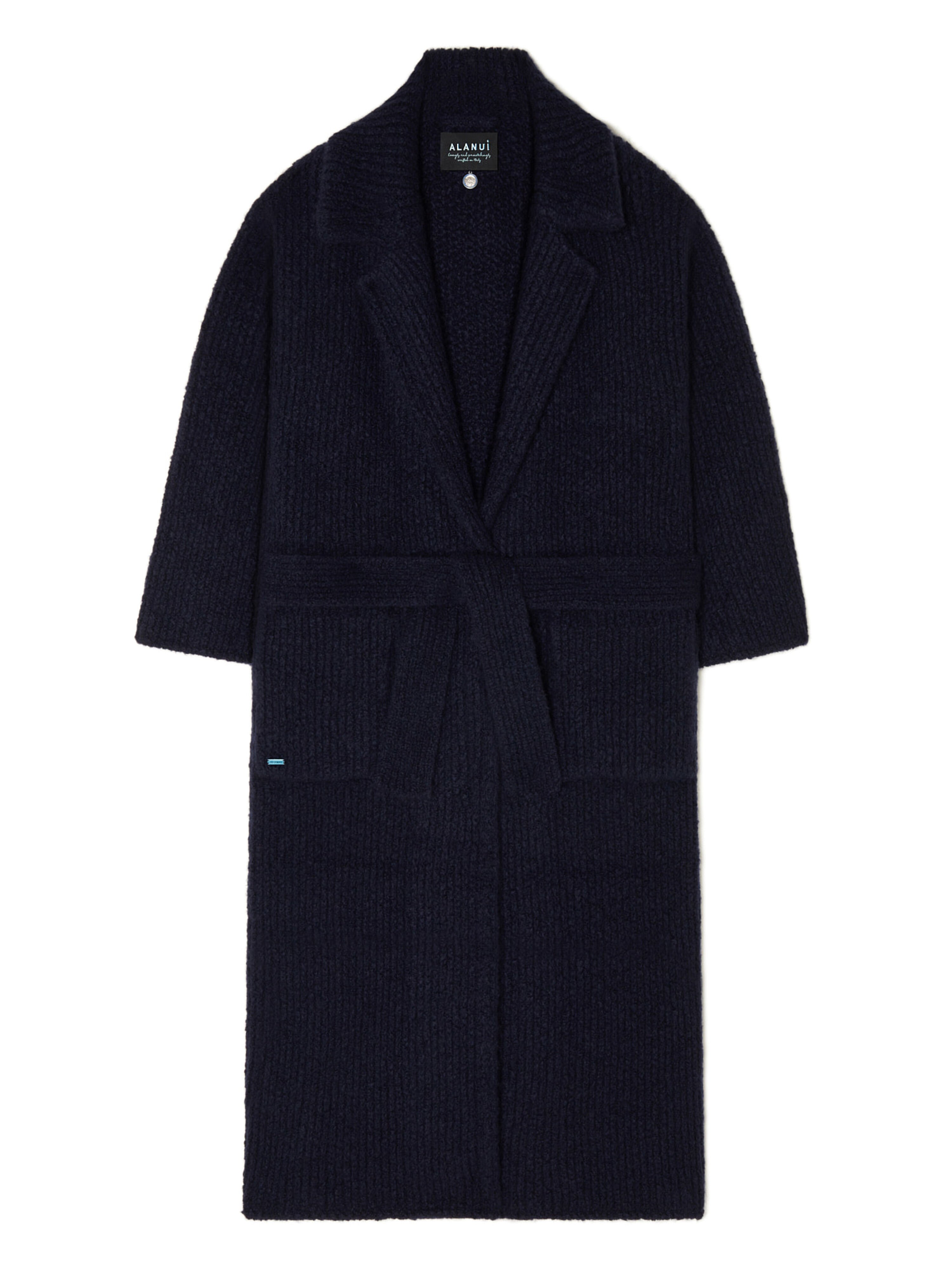 Alanui Alanui Finest Coat Midnight Blue LWHQ013E25KNI001