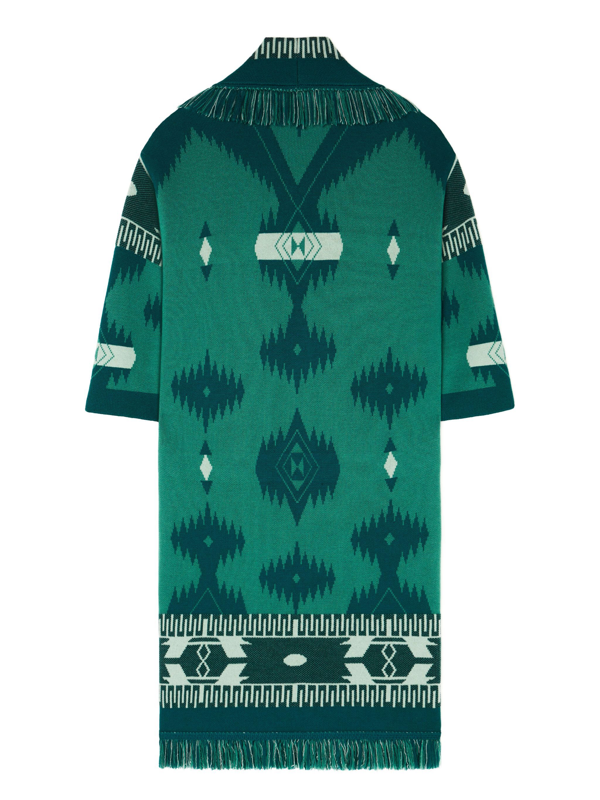 Alanui Icon Jacquard Coat Dollaro-Grotto LWHQ003E24KNI002