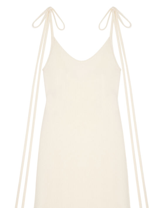Alanui Alanui Finest Dress White LWHI05DE25KNI001
