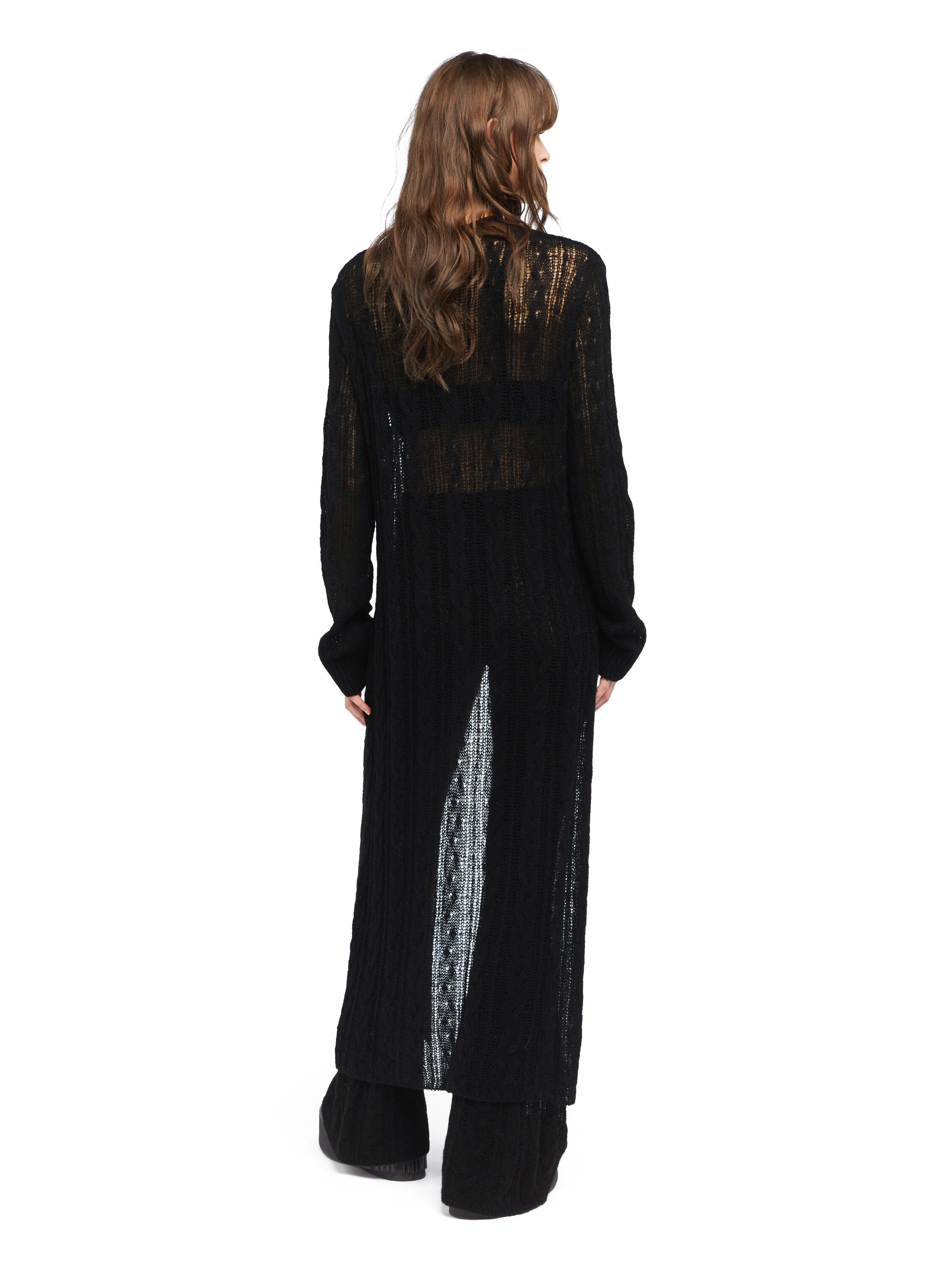 Alanui Desert Drift Cardigan Black LWHB085E25KNI001