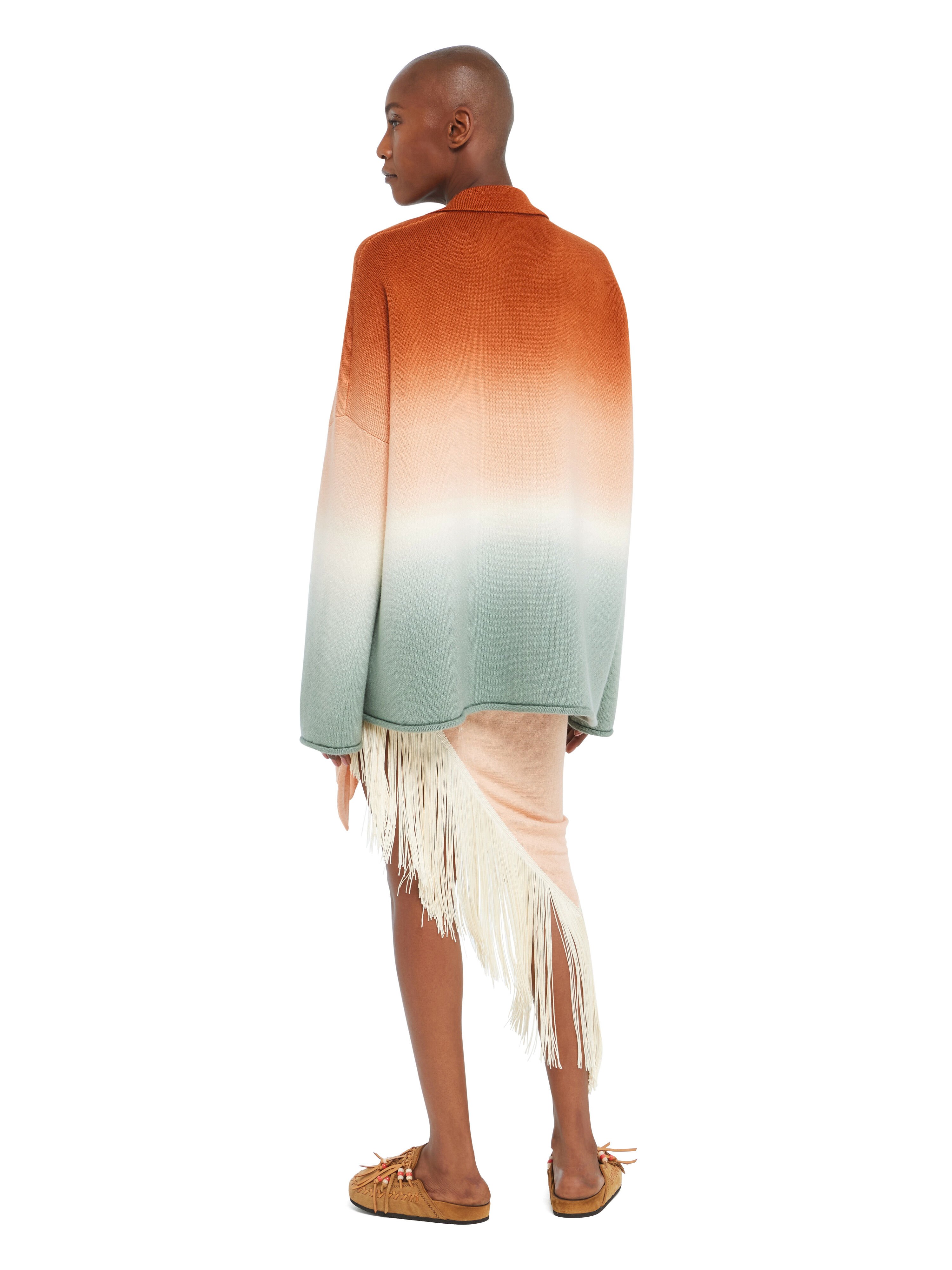 Alanui Shades Of Shore Polo Red Earth-Acquamarine LWHV002R26KNI002