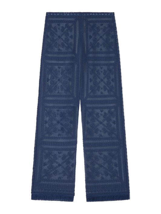 Alanui Kiss By The Book Pants Indigo LWHG015R25KNI002