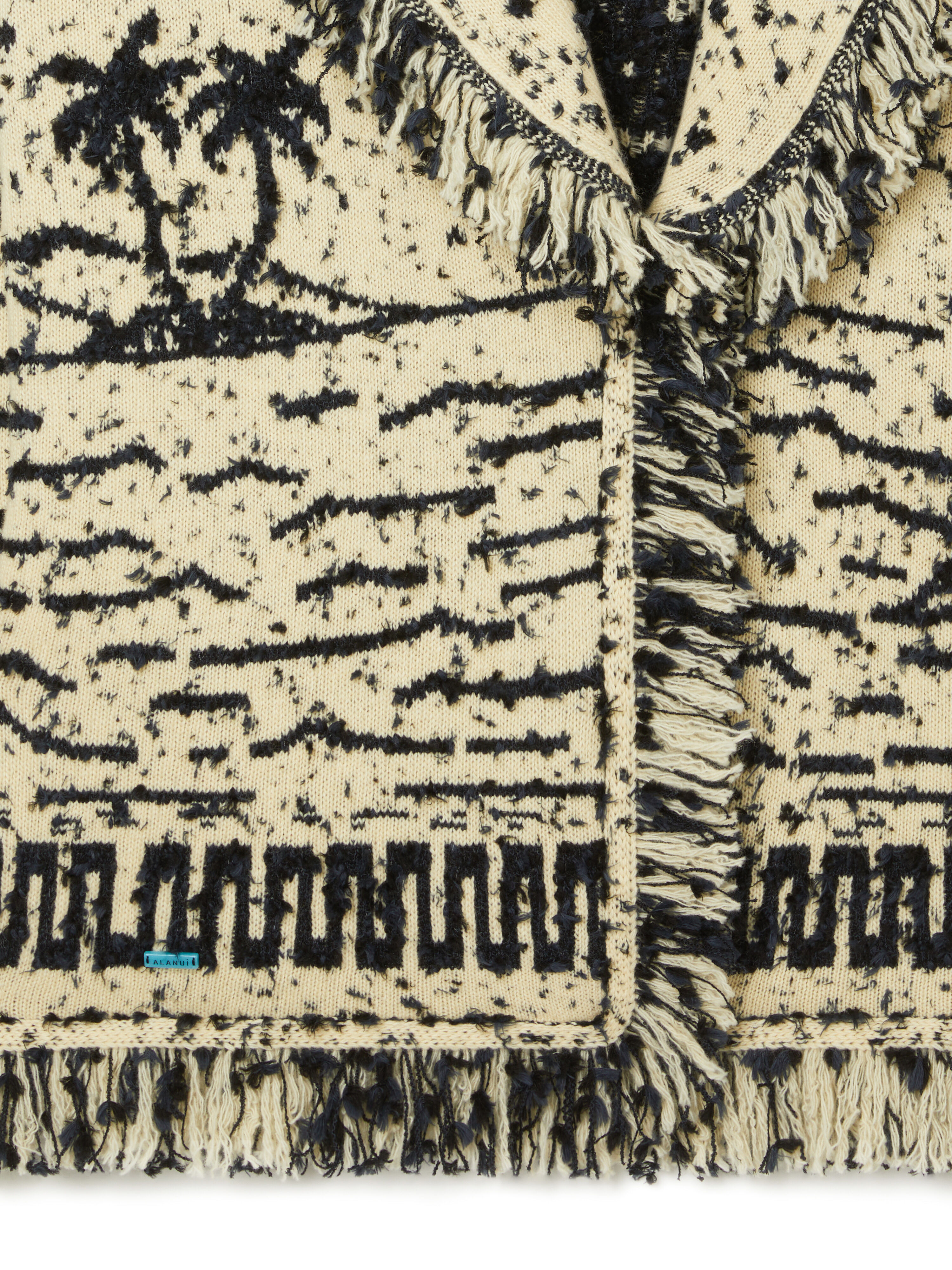 Alanui Ocean Whispers Cardigan Sunlight-Deep Blue LWHB064R26KNI007