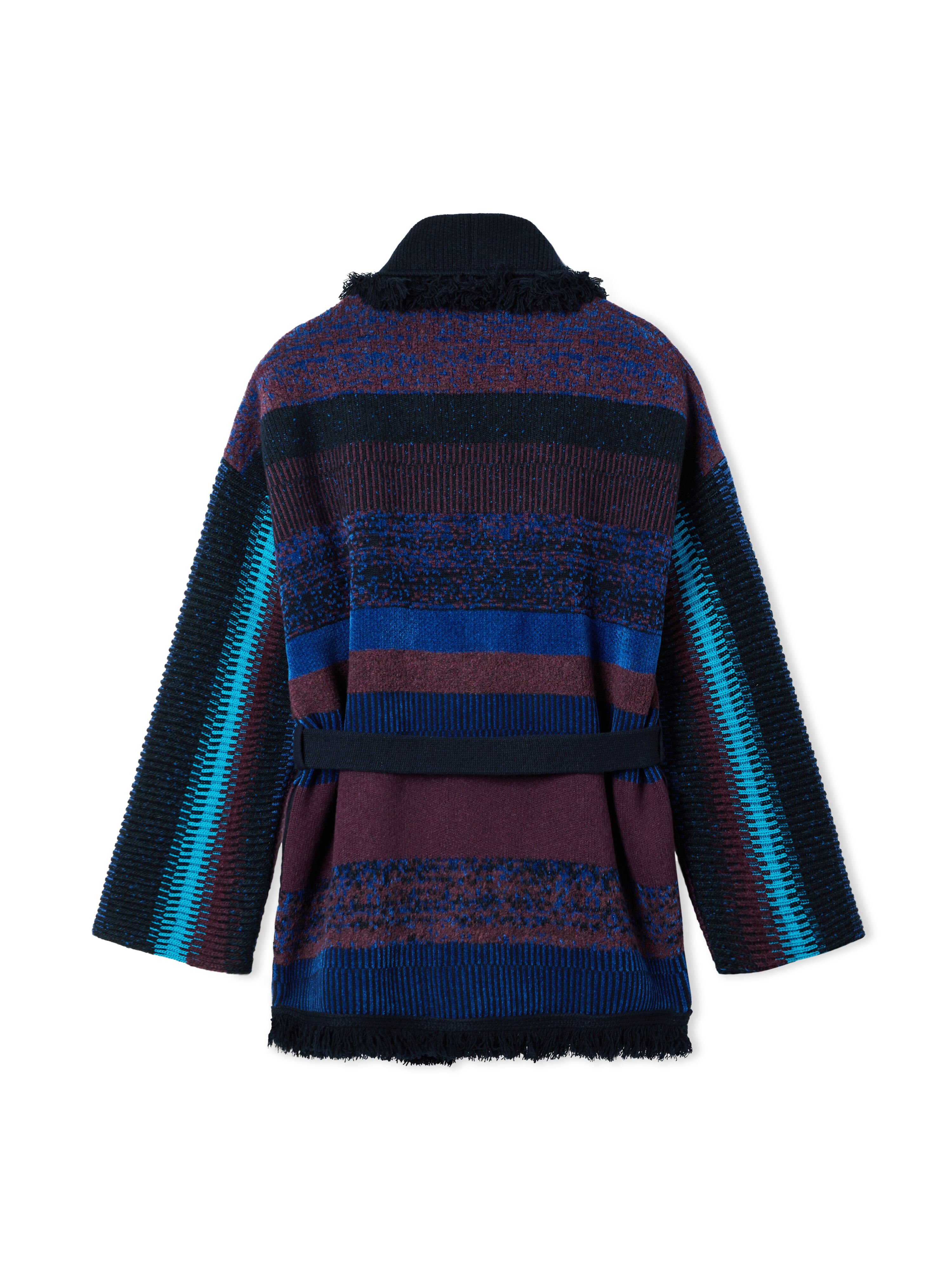 Alanui Giorgio Armani for Alanui Cardigan Blue-Purple Alanui Giorgio Armani for Alanui Cardigan Blue-Purple