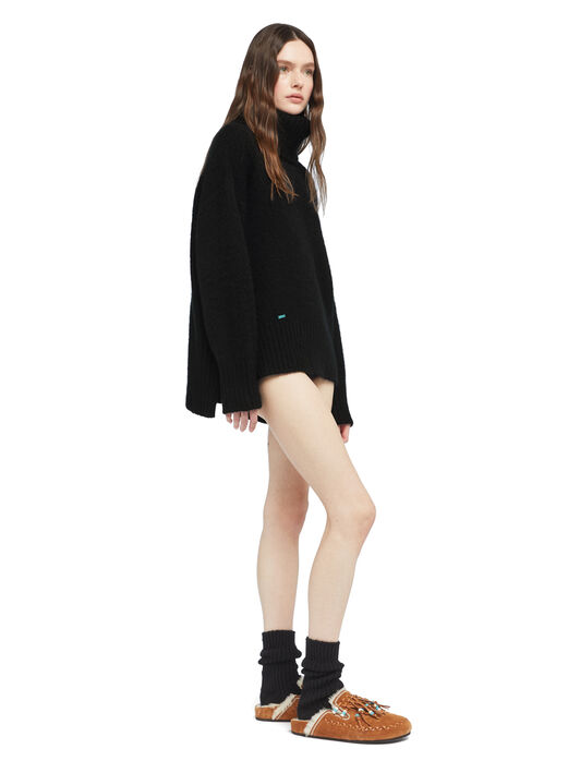 Alanui Alanui Finest Turtleneck Black LWHF008E25KNI001 Alanui Alanui Finest Turtleneck Black LWHF008E25KNI001