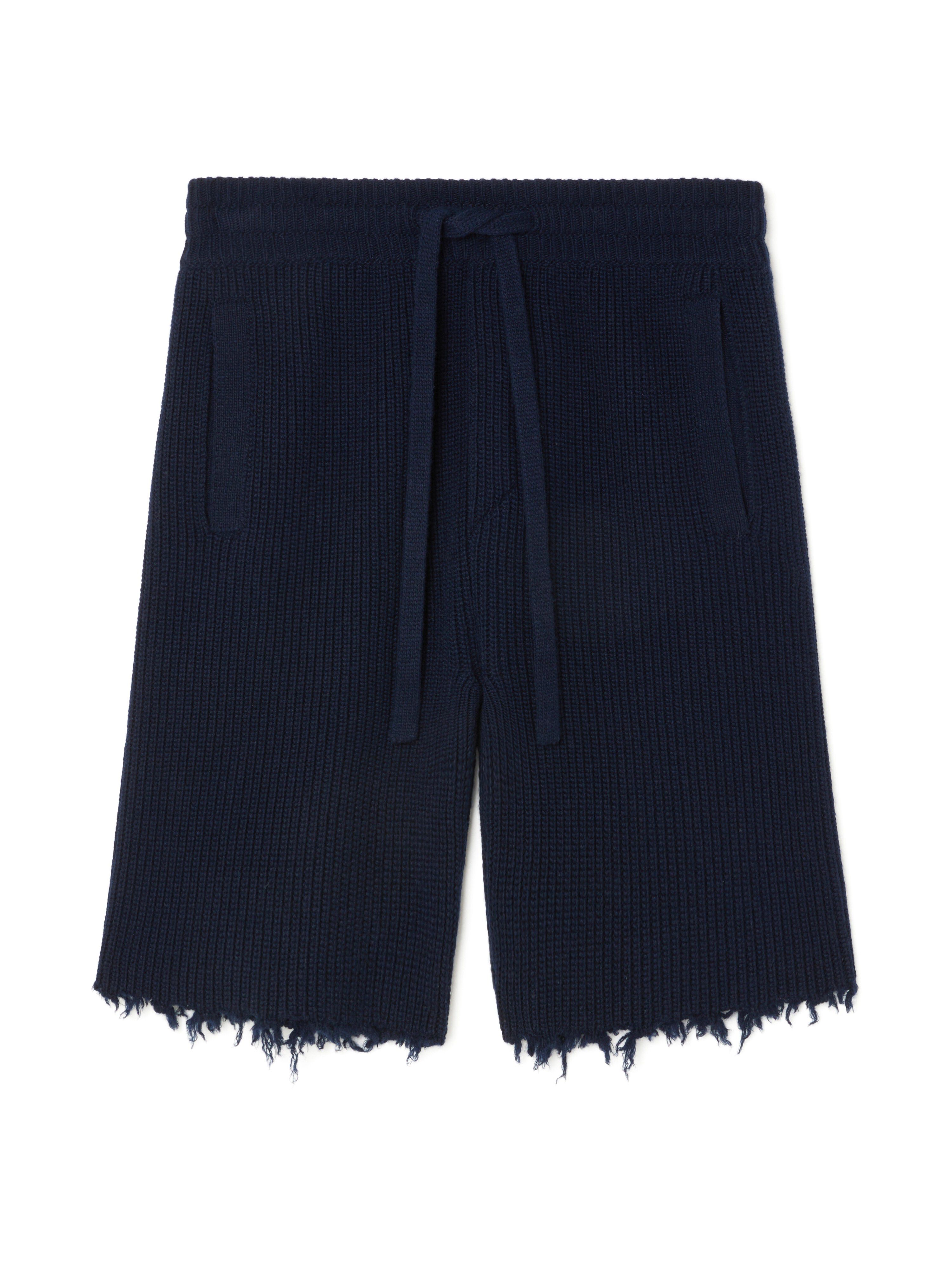 Alanui Alanui Finest Bermuda Deep Blue LMHM006R25KNI001