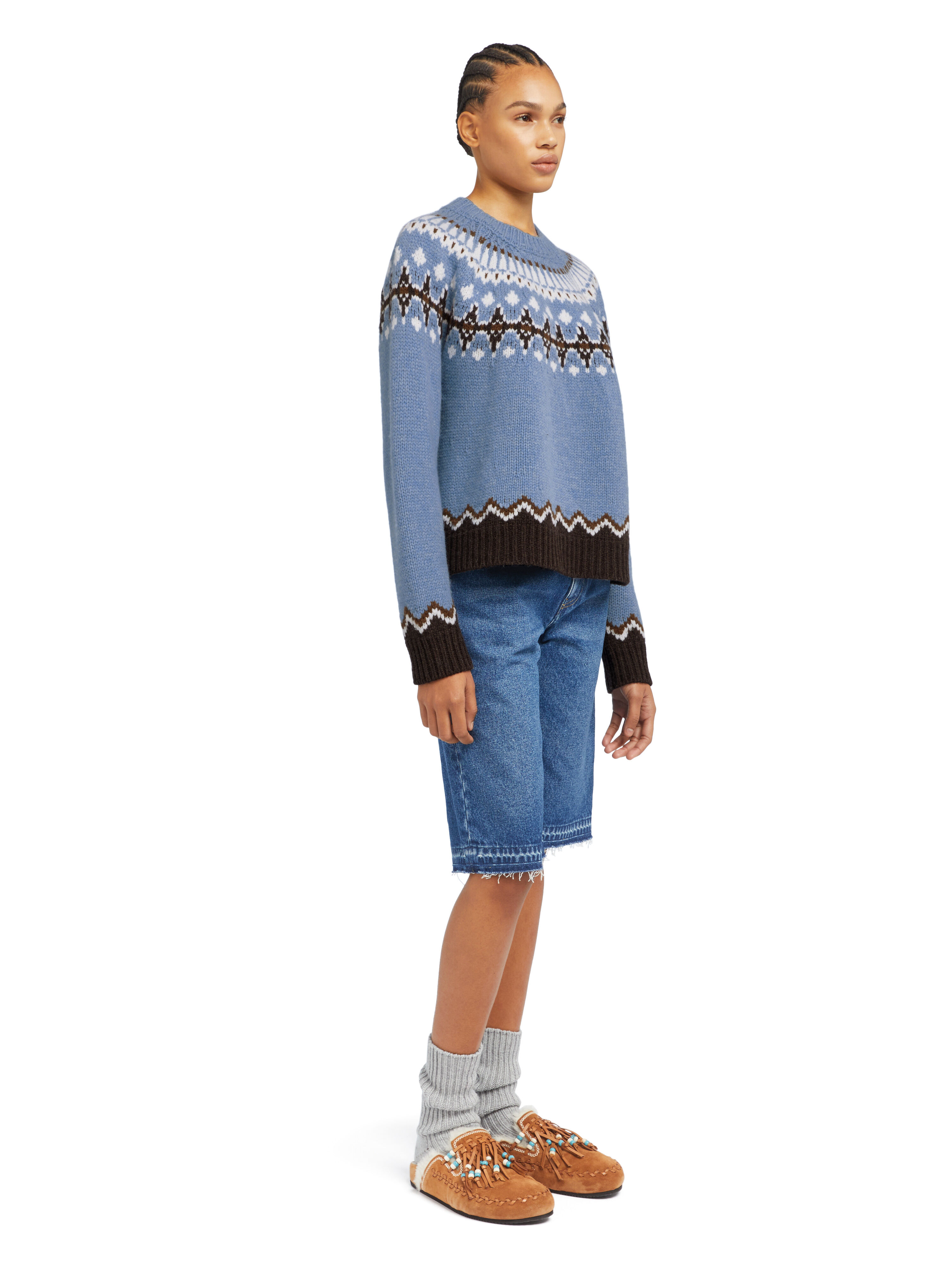 Alanui Sweet Winter Sweater Celestial-Multicolor LWHE061E25KNI001