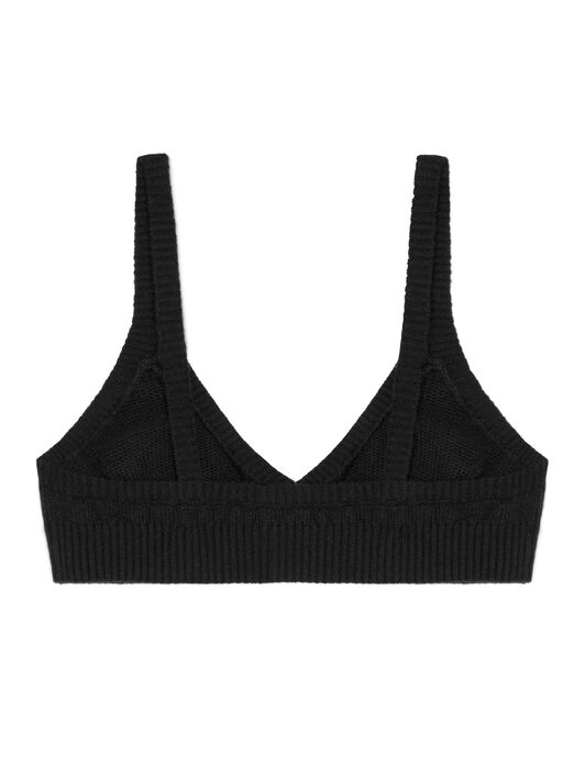 Alanui Cashmere Bra Black LWHR005E24KNI001