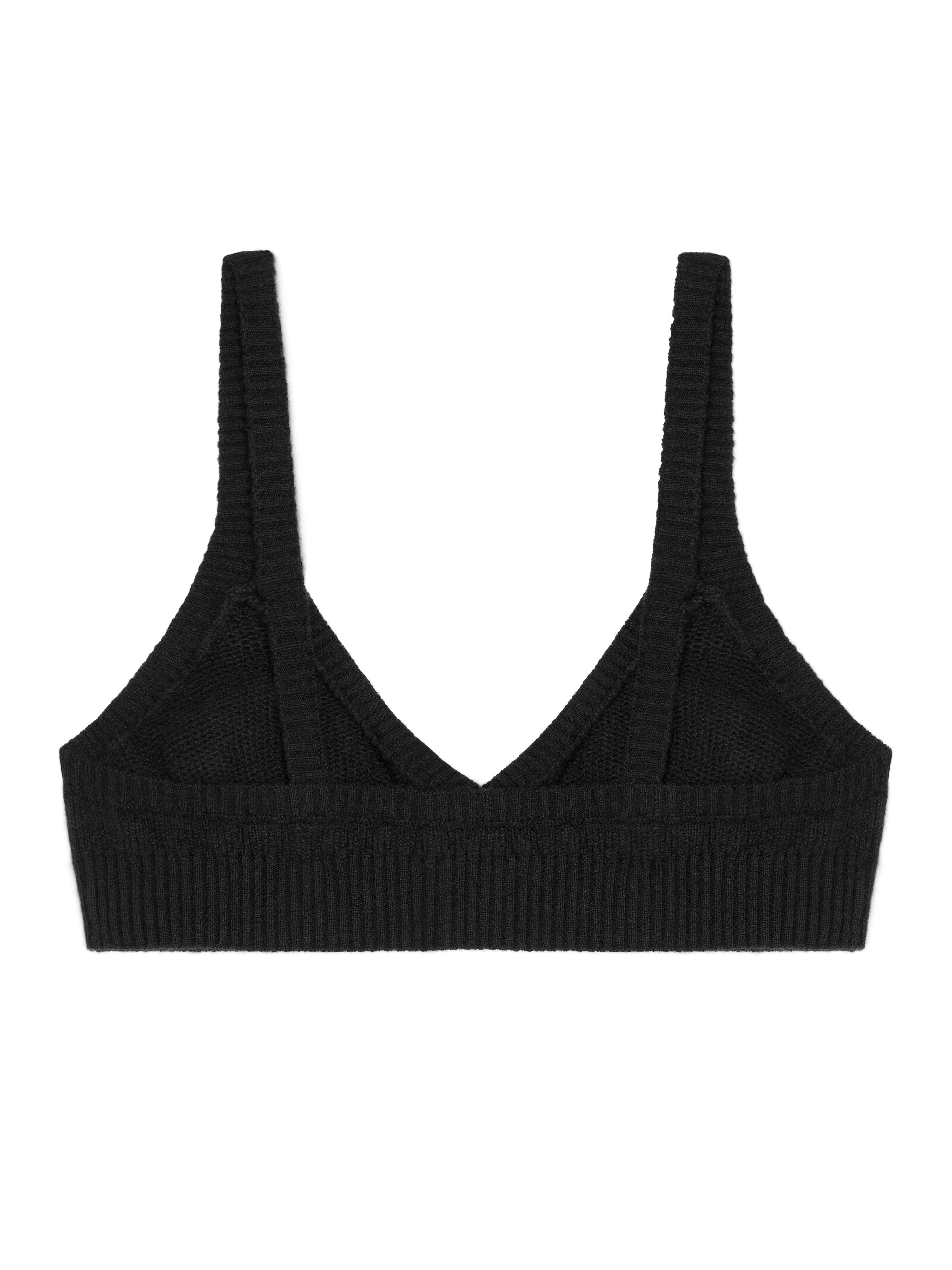 Alanui Cashmere Bra Black LWHR005E24KNI001