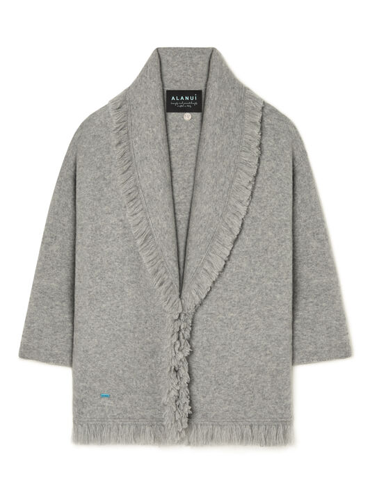 Alanui Alanui Finest Cardigan Coco Grey LWHB064E25KNI00E