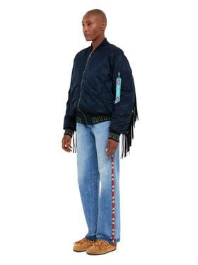 Alanui Alanui X Alpha Industries Bomber Replica Blue