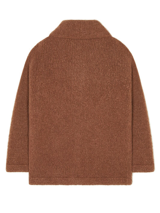 Alanui Alanui Finest Cardigan Luli Brown LMHB037E25KNI001