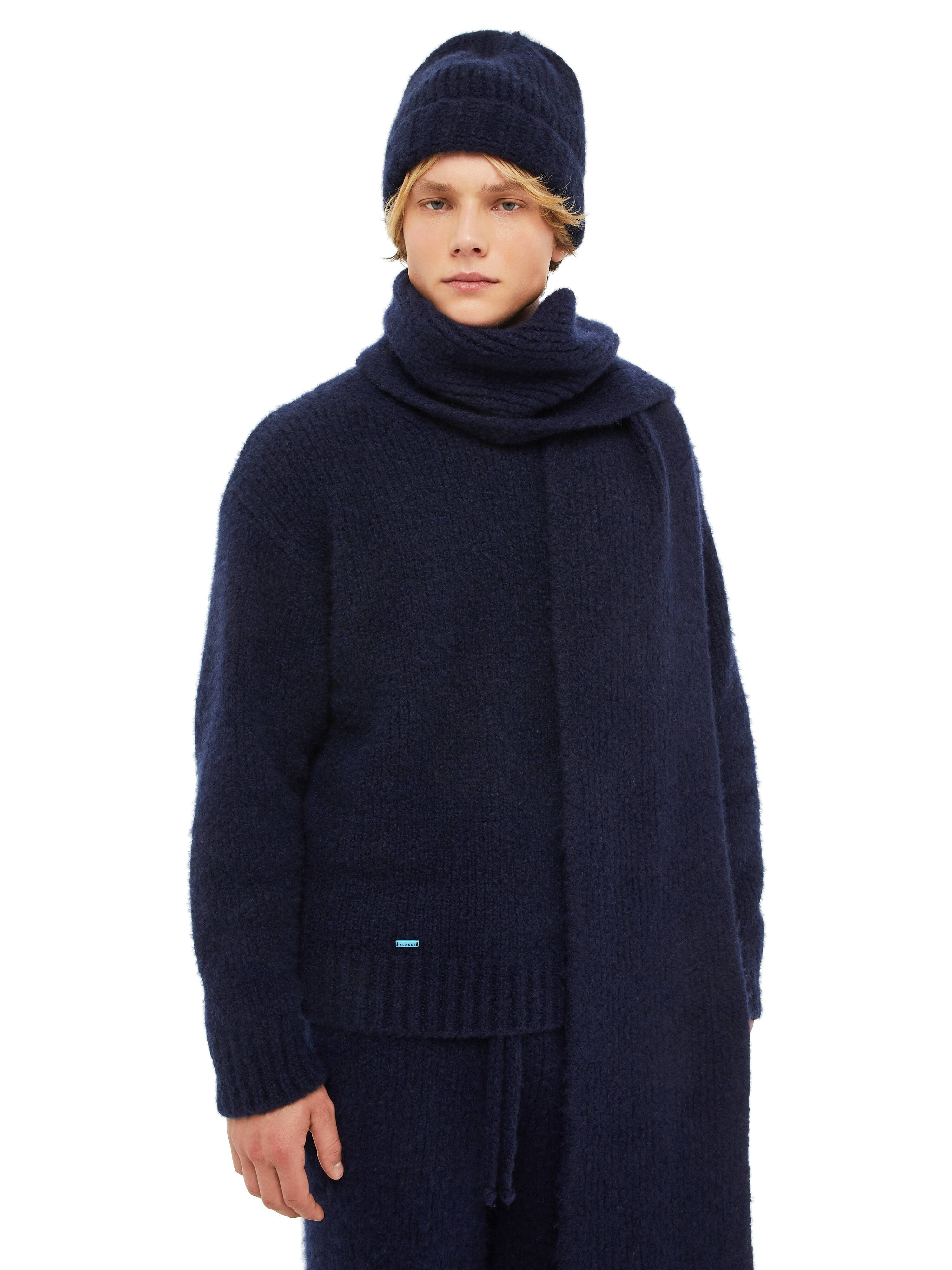 Alanui Alanui Finest Beanie Midnight Blue Alanui Alanui Finest Beanie Midnight Blue