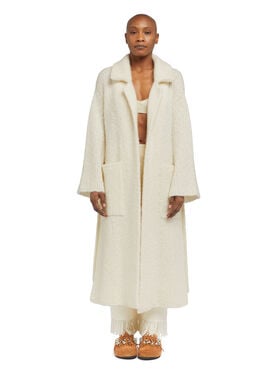 Alanui Alanui Finest Coat White