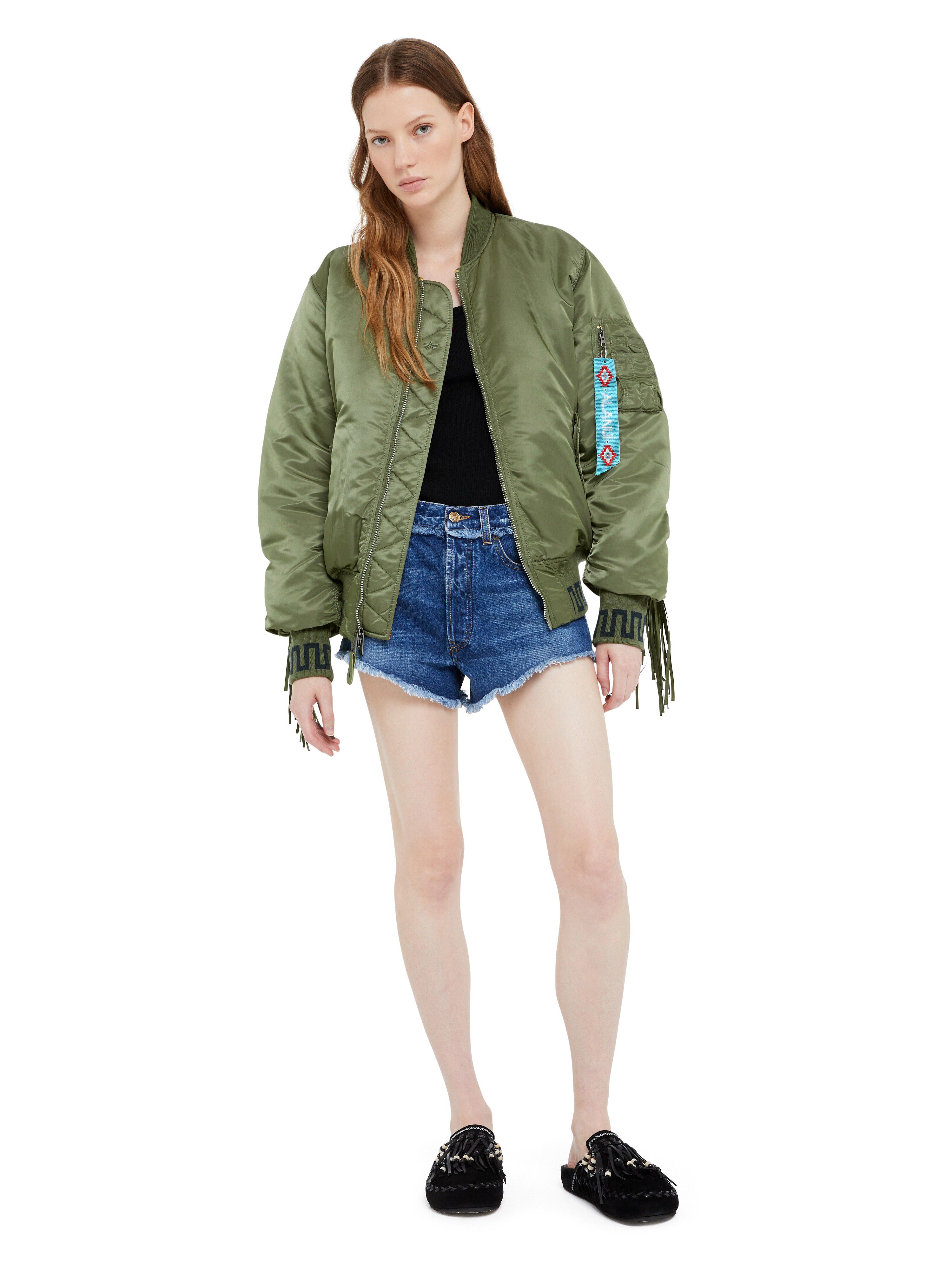 Alanui Alanui X Alpha Industries Bomber Sage LWEH001R25FAB001
