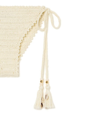 Alanui Sea Nomad Crochet Bikini Chalk
