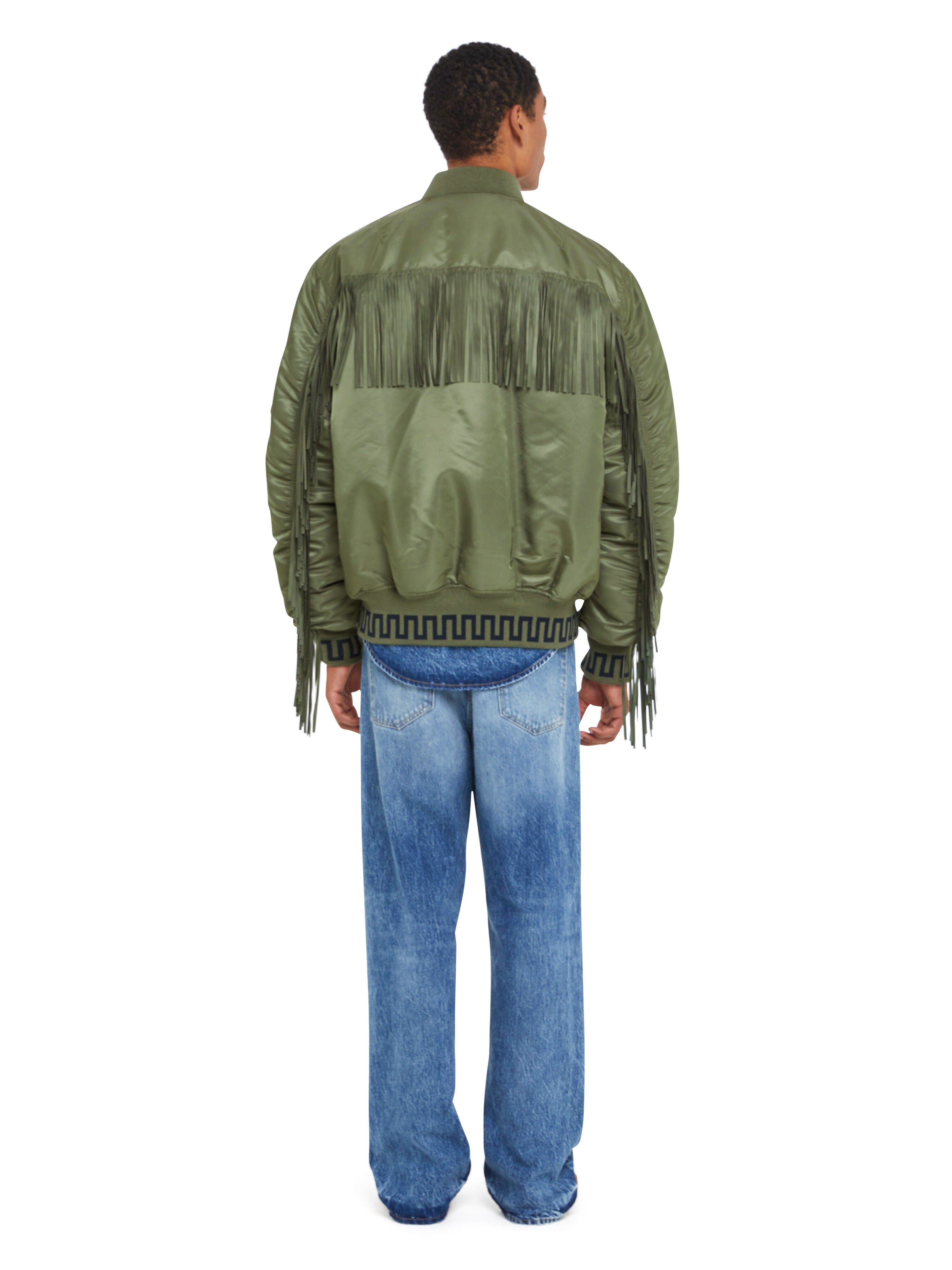 Alanui Alpha Industries X Alanui Bomber Sage LMEH001R25FAB001