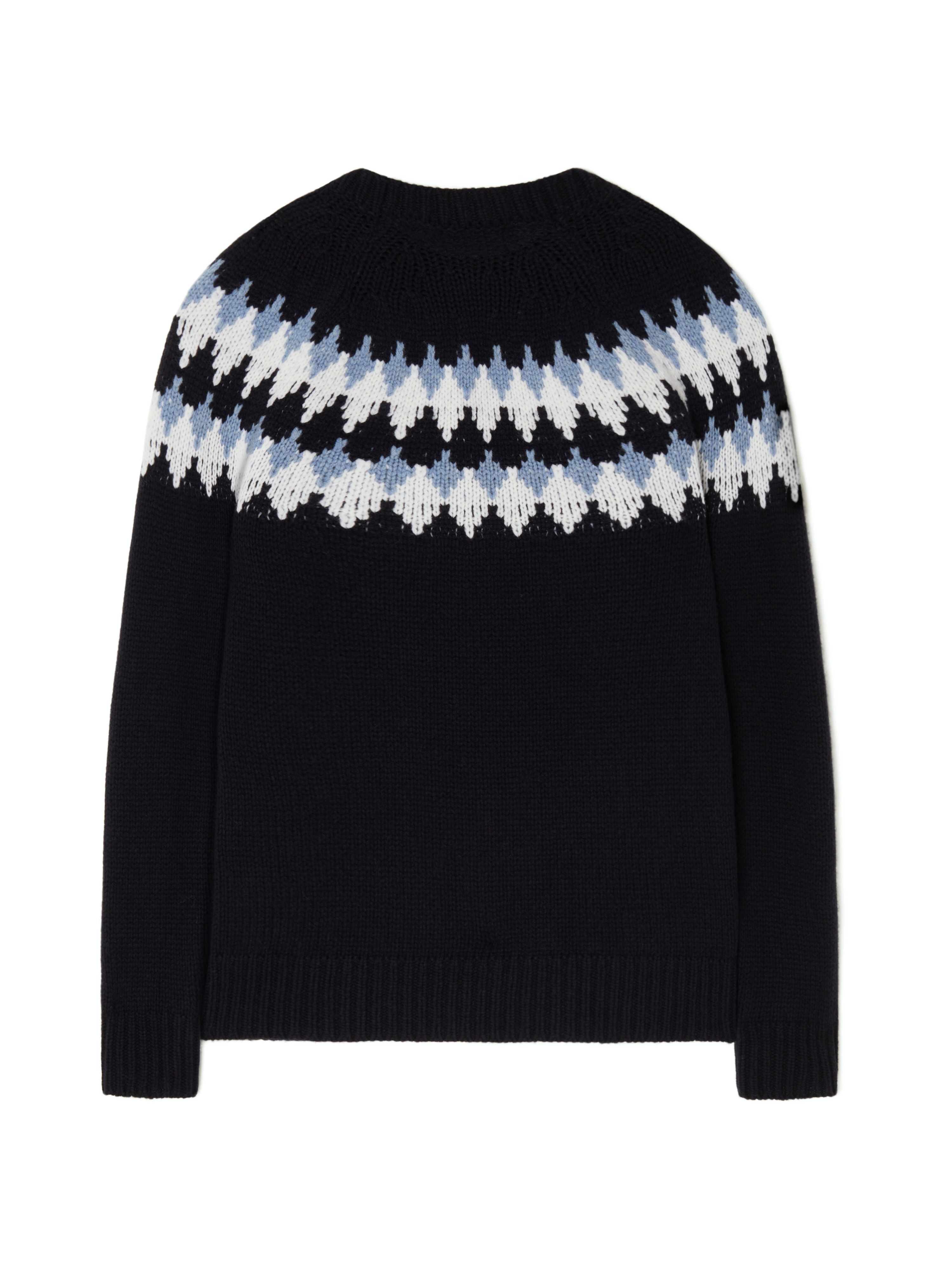 Alanui Sweet Winter Sweater Midnight Blue-Multicolor LMHE016E24KNI001