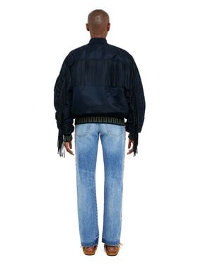 Alanui Alanui X Alpha Industries Bomber Replica Blue