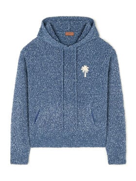 Alanui Written By The Ocean Hoodie Denim Blue