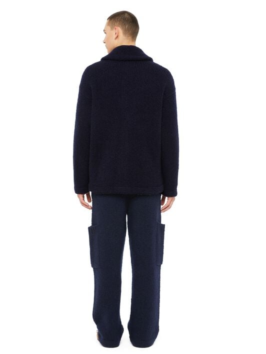 Alanui Alanui Finest Cardigan Midnight Blue LMHB037E24KNI001